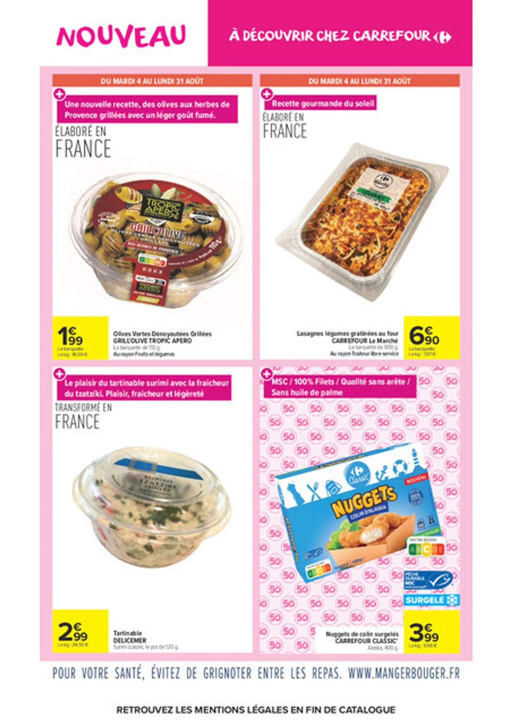 Current Carrefour Market - Les Nouveautés D'aout leaflet valid from du mardi 04/08/2026 to du lundi 31/08/2026 du 4 août au 31 août 2026 - Catalogue page 2