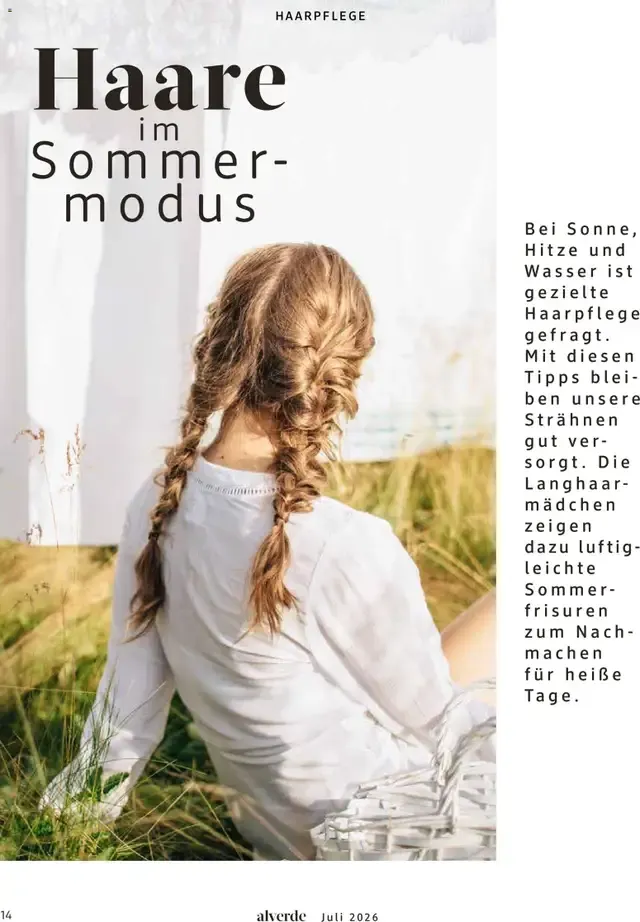 dm Magazin alverde - Mit Mission bei Miss Germany von 1. Juli bis 31. Juli 2026 - Prospekt seite 14