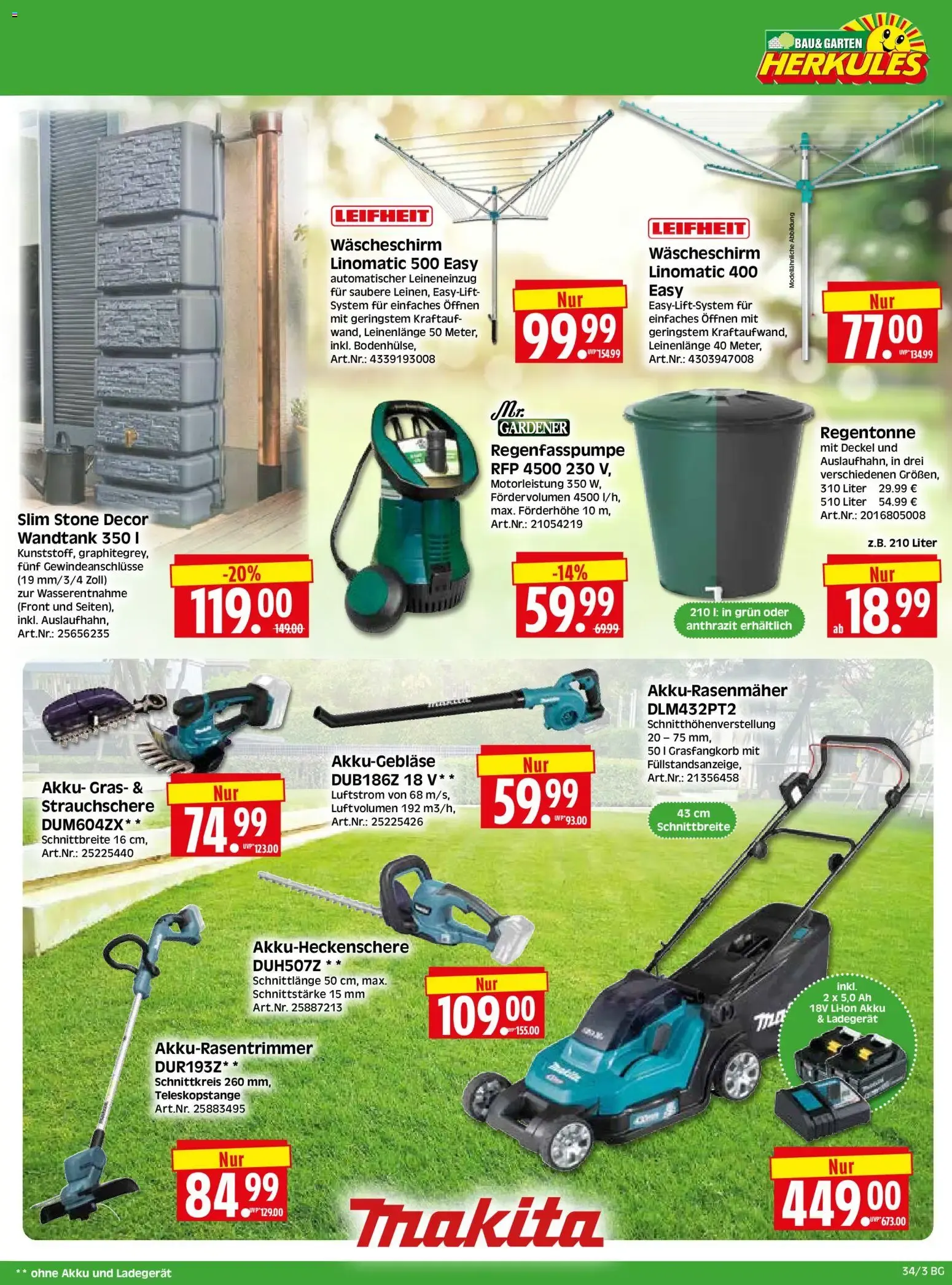 HERKULES Bau & Garten (ab 17.08.2026) zum Blättern von 17. August bis 22. August 2026 - Prospekt seite 3