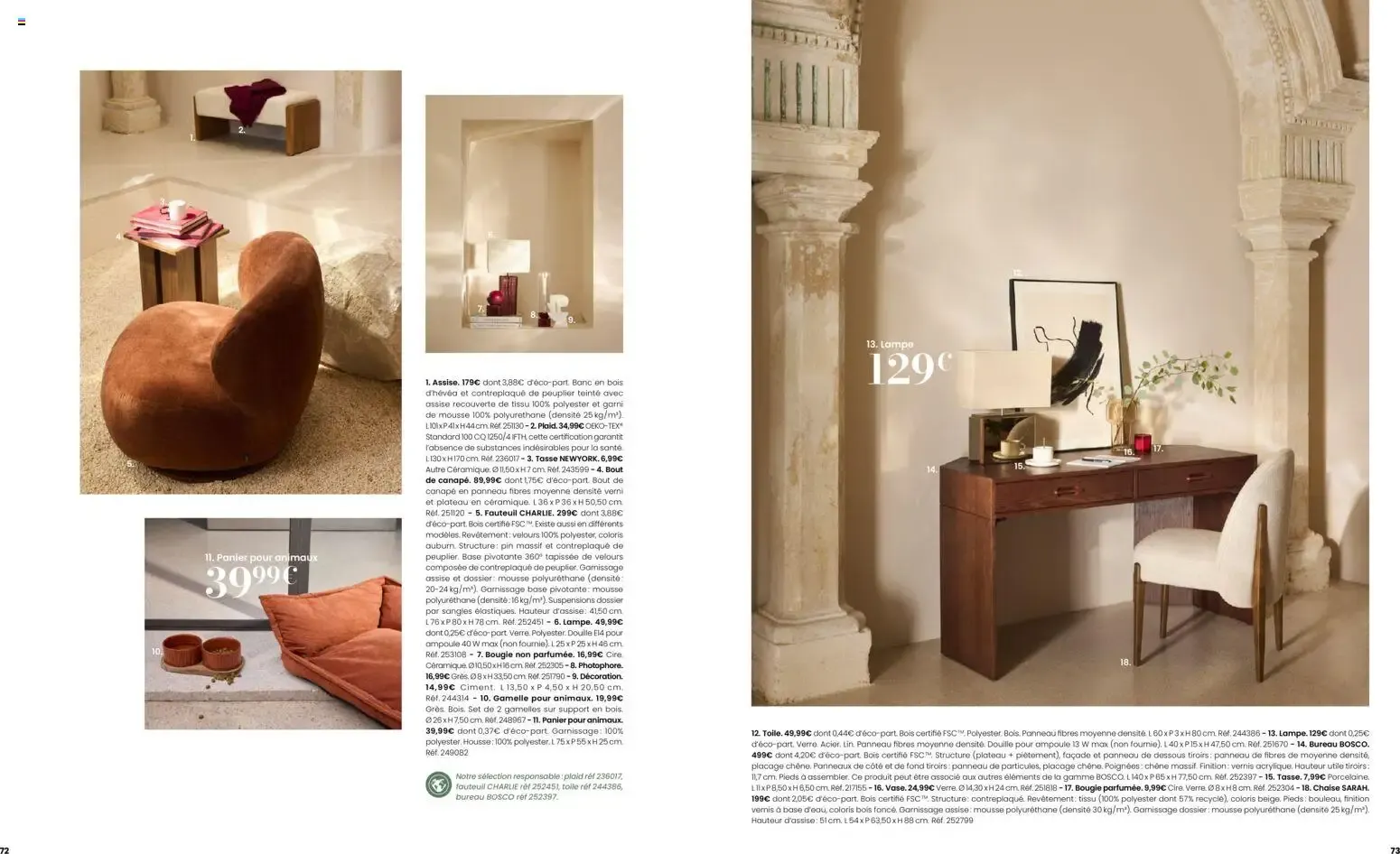 Maisons du Monde - Itinéraire Estival Collection Printemps - Été 2026 du 16 février au 1 septembre 2026 - Catalogue page 37