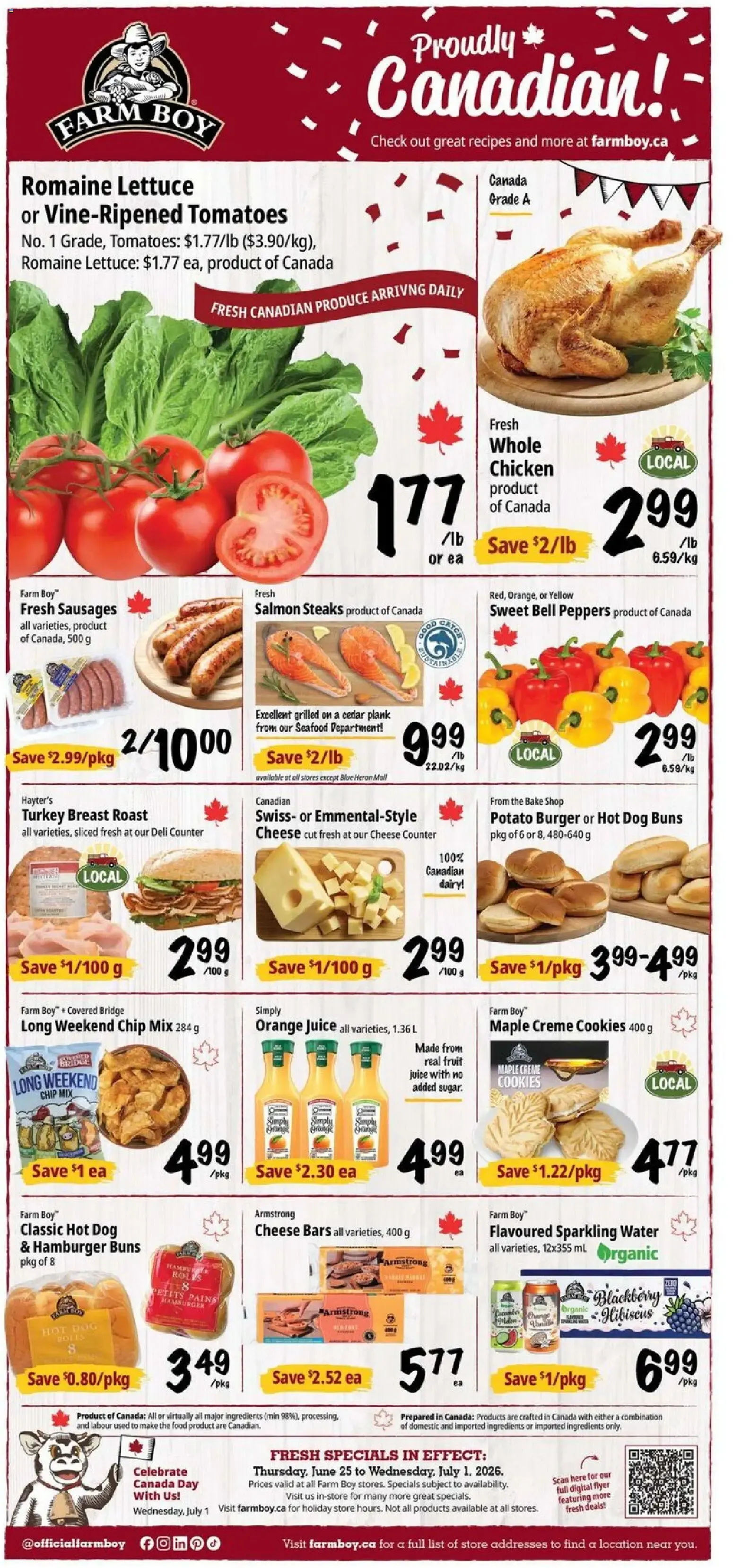 Farm Boy weekly flyer / circulaire from Jun 25, 2026 > weekly specials & deals