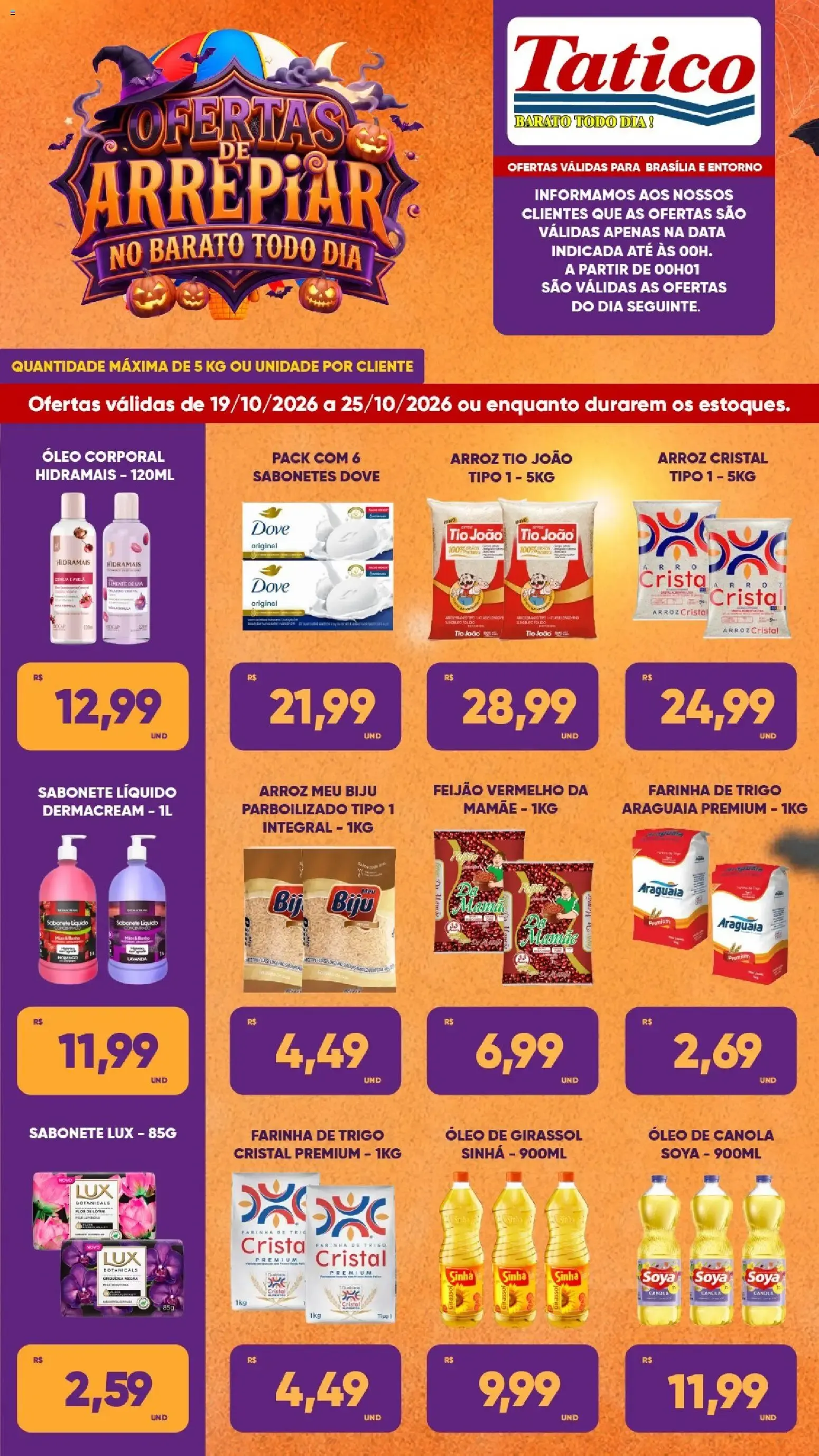 Encarte de Tatico - Ofertas de Arrepiar no Barato Todo Dia! 19 de outubro até 25 de outubro 2026 - Pagina 8