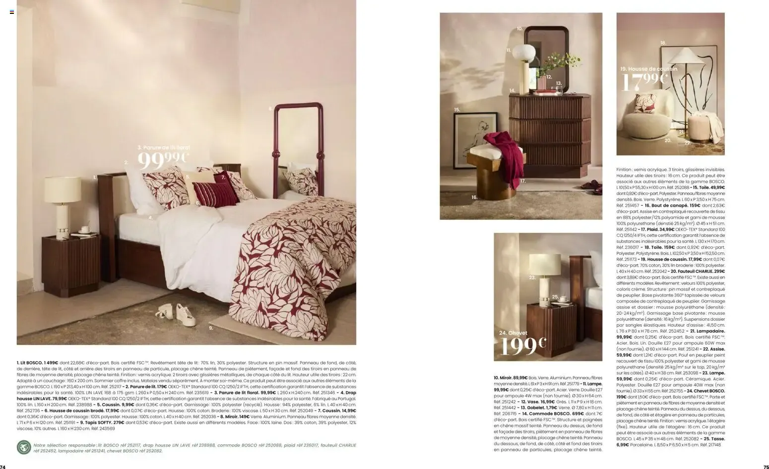 Maisons du Monde - Itinéraire Estival Collection Printemps - Été 2026 du 16 février au 1 septembre 2026 - Catalogue page 38