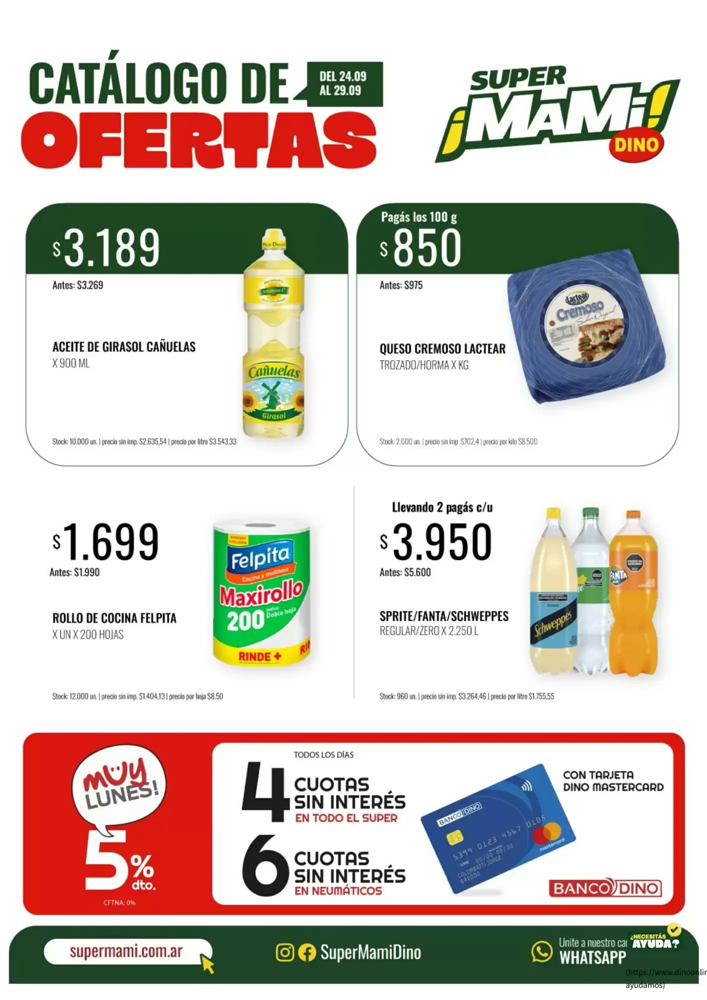 Ofertas de Catálogo Super MAMI semana 39 24 de septiembre al 29 de septiembre 2026 - Página 1 del catálogo