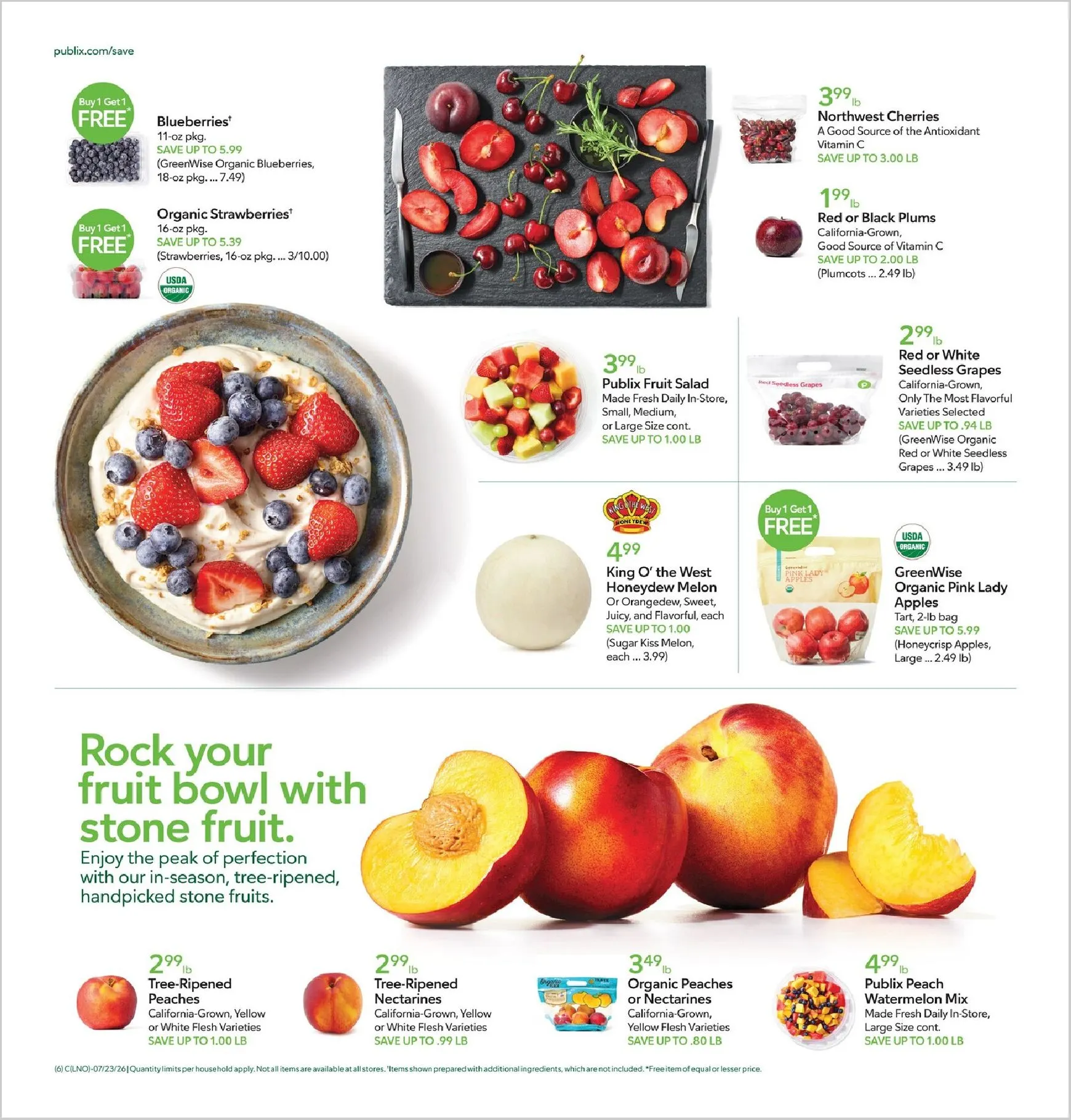 Weekly ad Current Publix leaflet valid from Wednesday 07/22/2026 to Tuesday 07/28/2026 from July 22 to July 28 2026 - Page 6