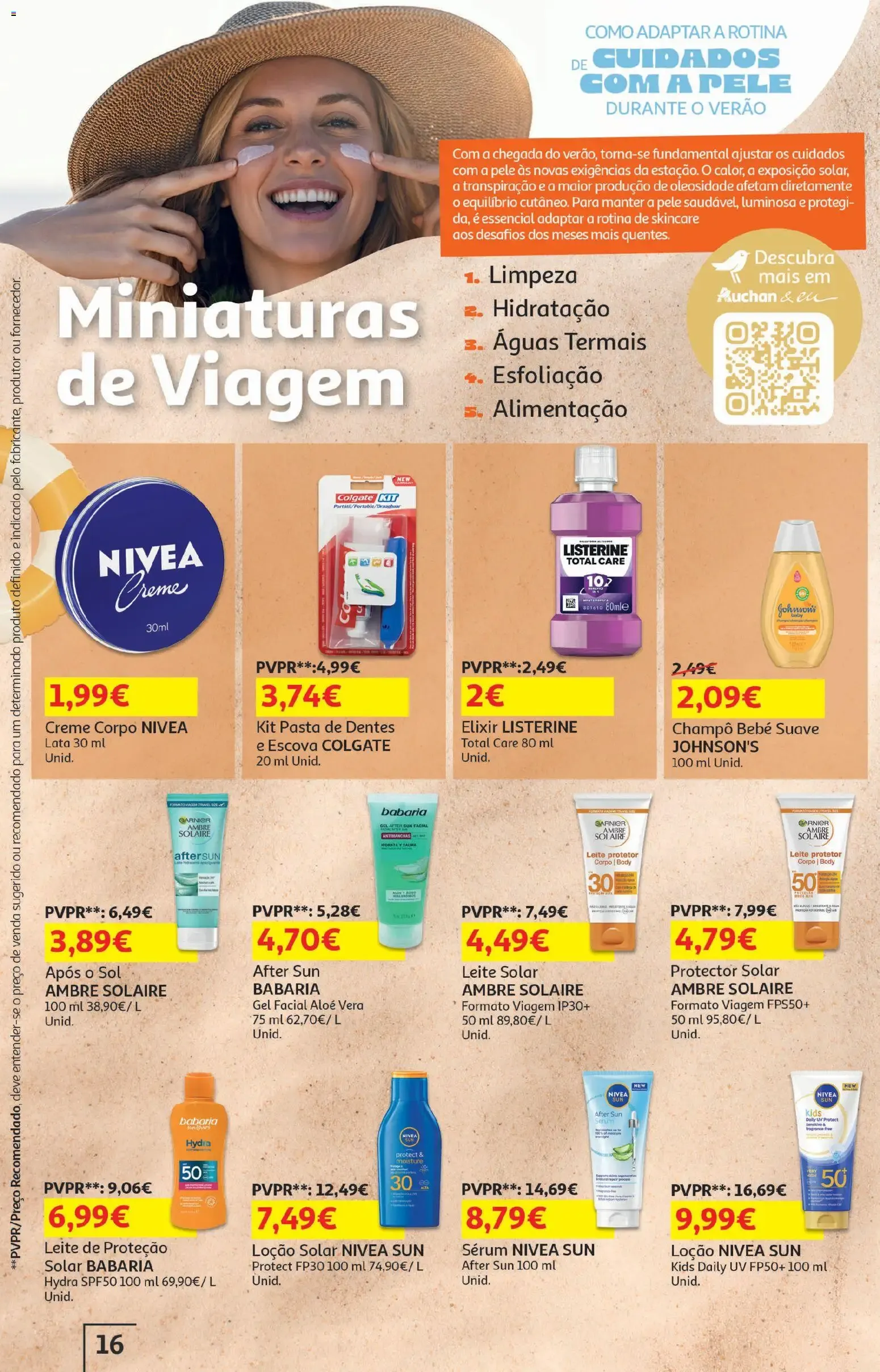 Folheto Ser vizinho é estar presente nos pequenos gestos. Auchan de 16 de junho até 6 de julho 2026 - Pagina 16