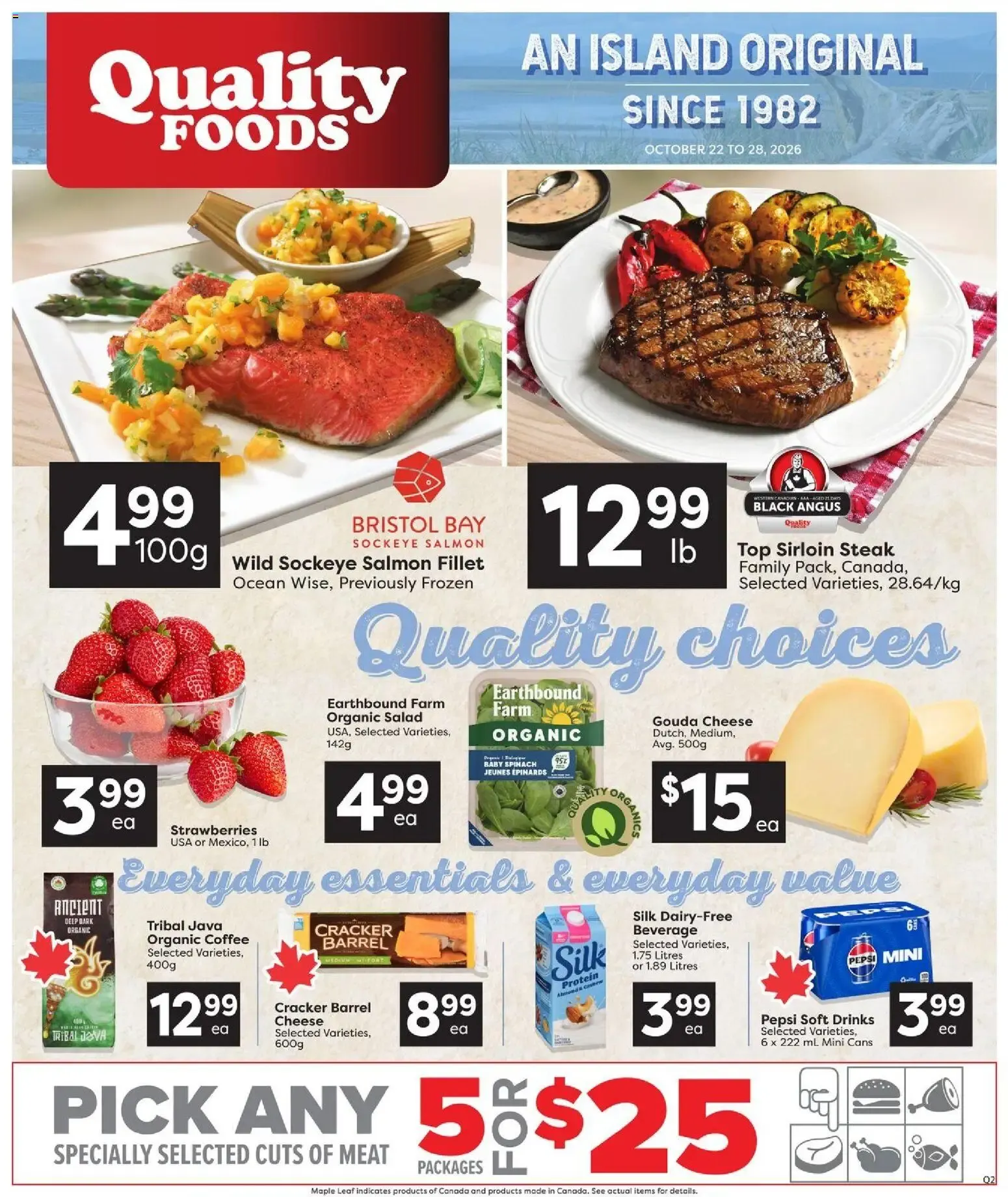 Quality Foods weekly flyer / circulaire from Oct 22, 2026 > weekly specials & deals