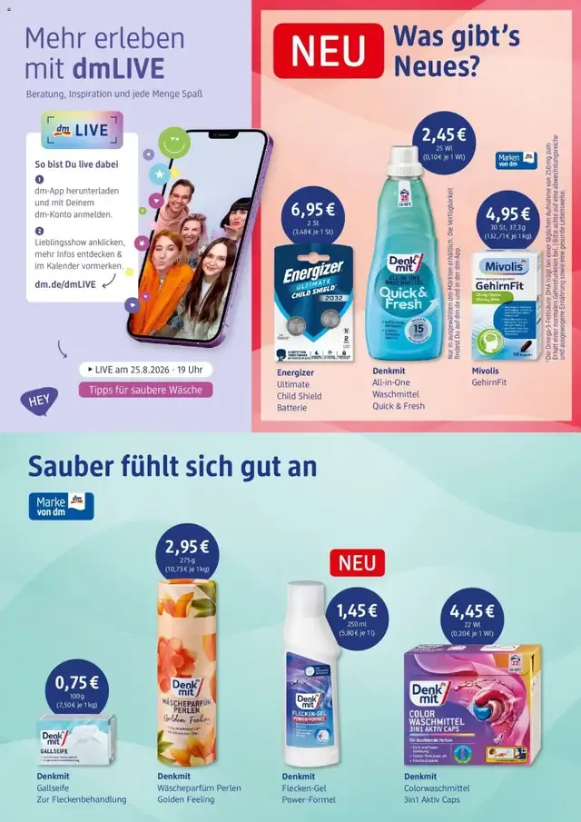 Neue dm drogerie Prospekt (vom 12.08.2026 - 09.09.2026) von 12. August bis 9. September 2026 - Prospekt seite 3