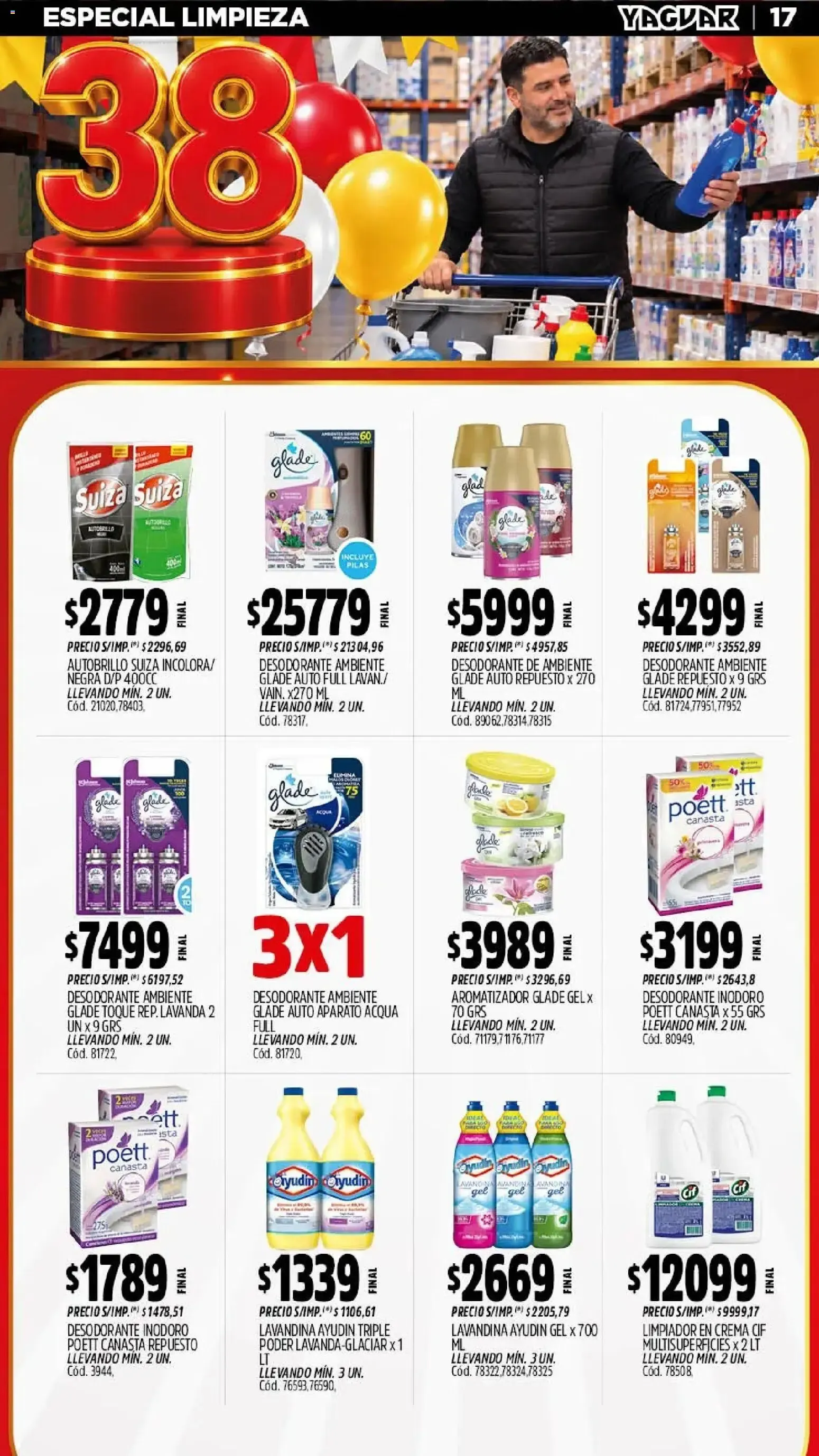 Ofertas de El Cumple del Año 38 Mayorista Yaguar 5 de octubre al 11 de octubre 2026 - Página 15 del catálogo