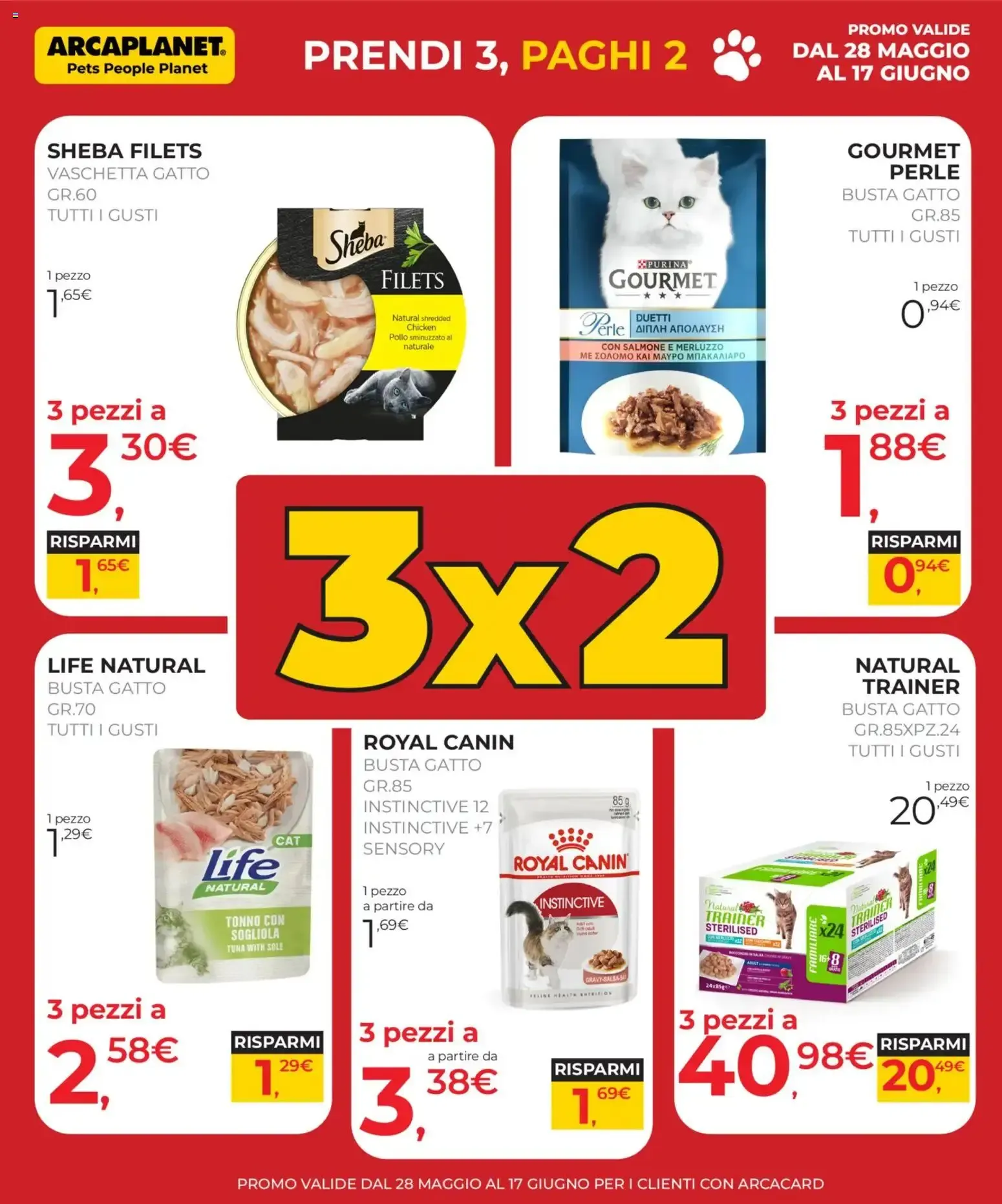Arcaplanet volantino dal 28/05/2026 - online Offerte da 28 maggio a 17 giugno di 2026 - Pagina del volantino 6