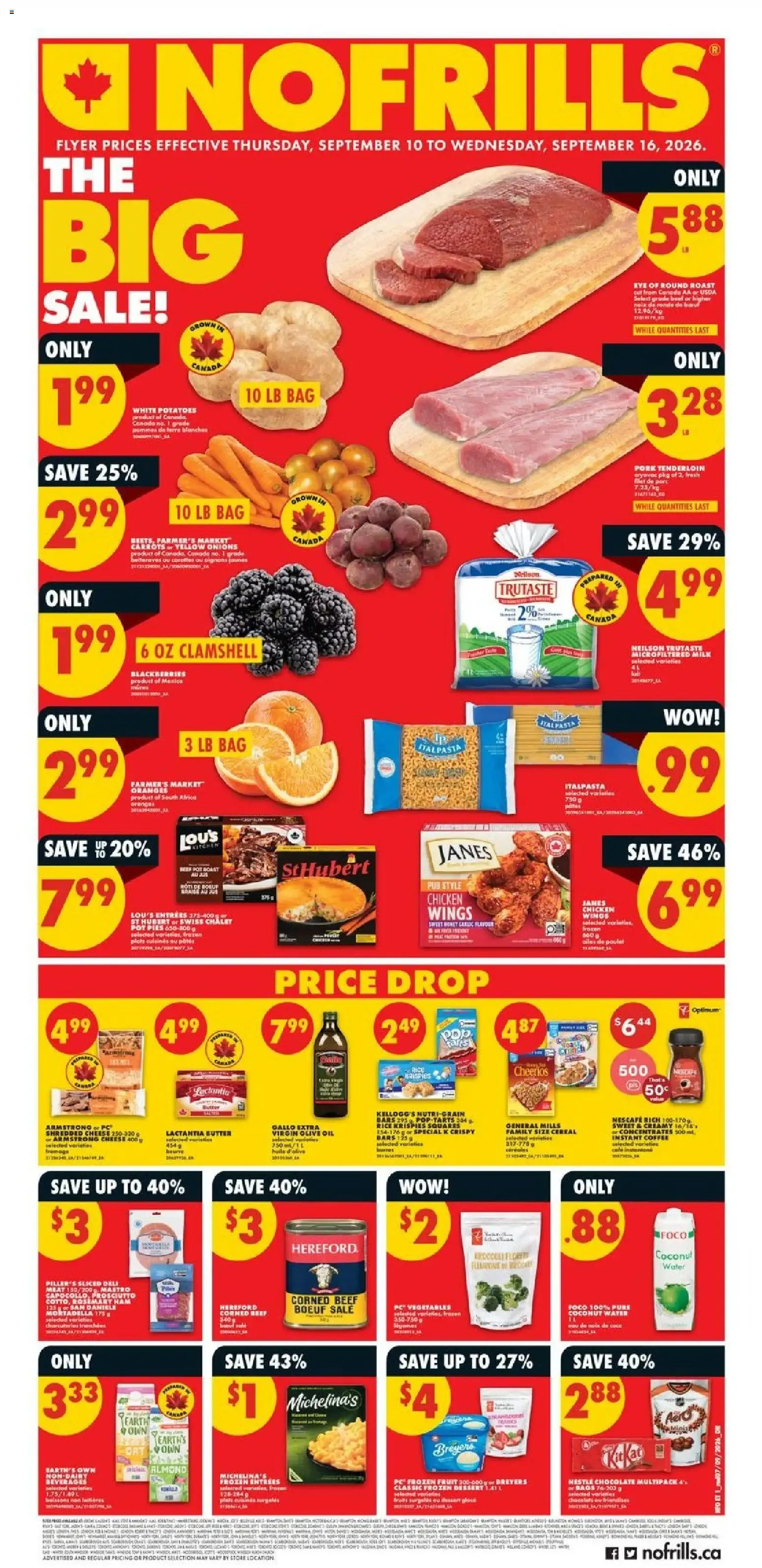 No Frills weekly flyer - ON from Sep 10, 2026 > weekly specials & deals