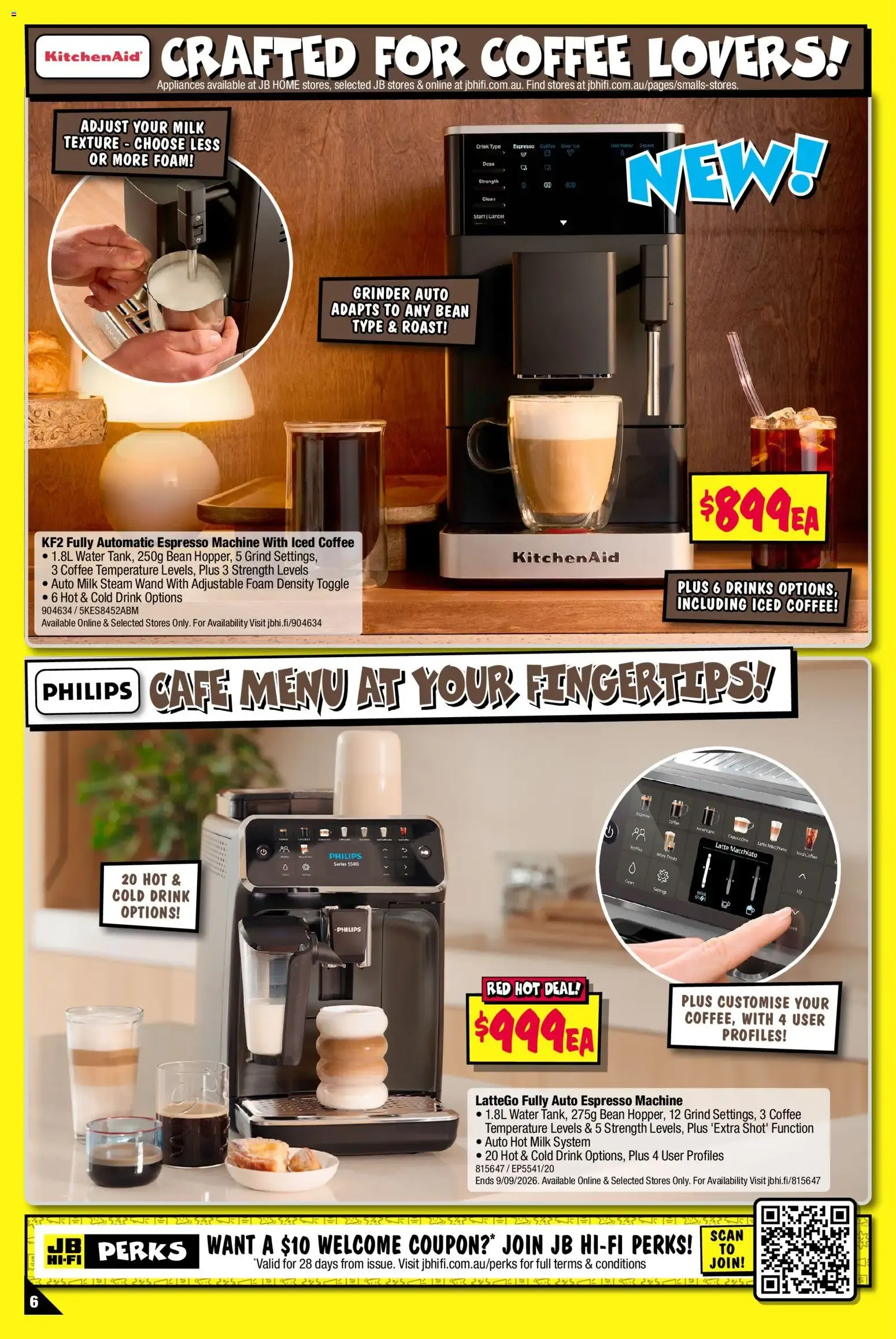 JB Hi-Fi: Hottest Coffee Range - Catalogue valid from 20 August to 2 September 2026 - page 6