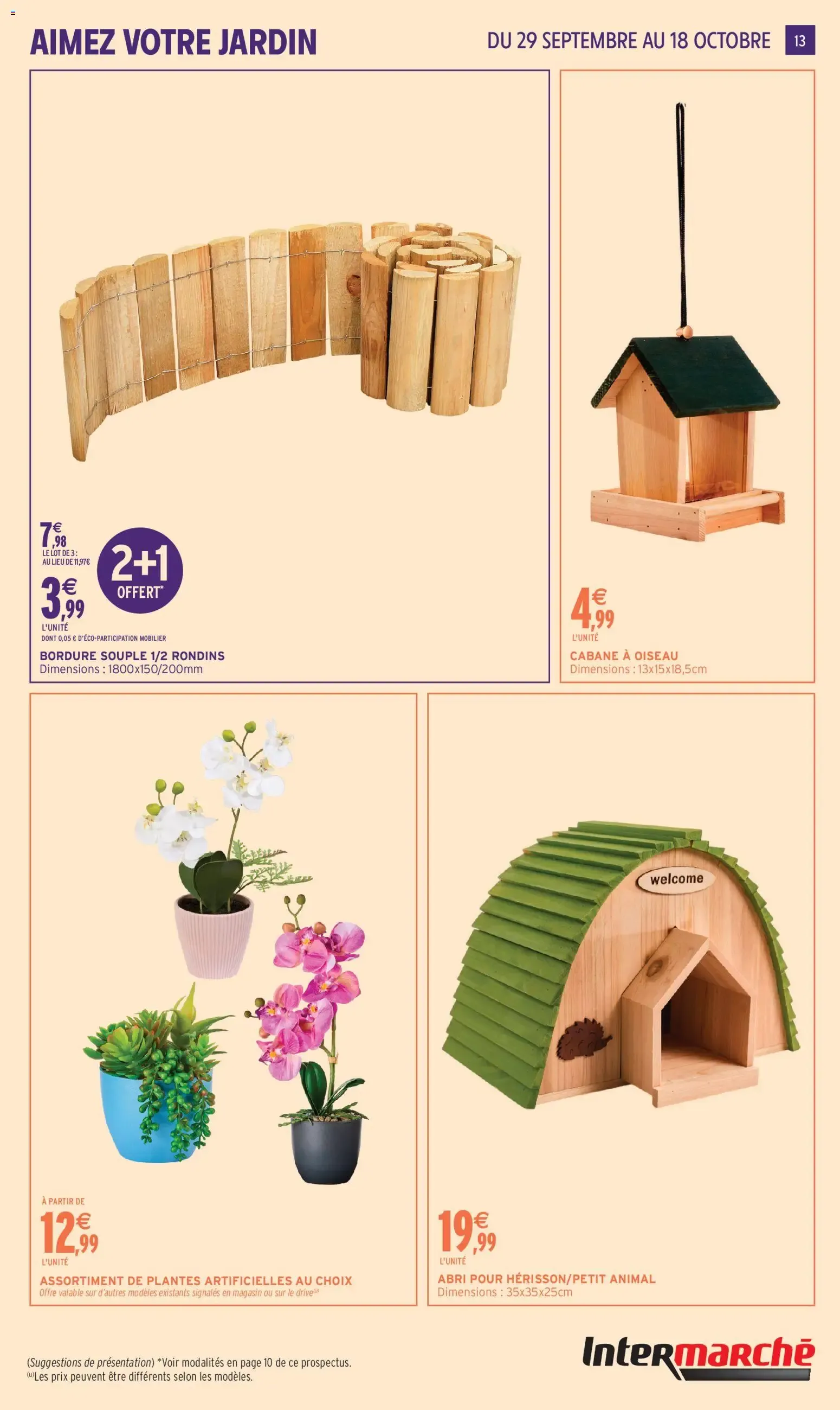 Intermarché - Aimez Votre Jardin du 29 septembre au 18 octobre 2026 - Catalogue page 13
