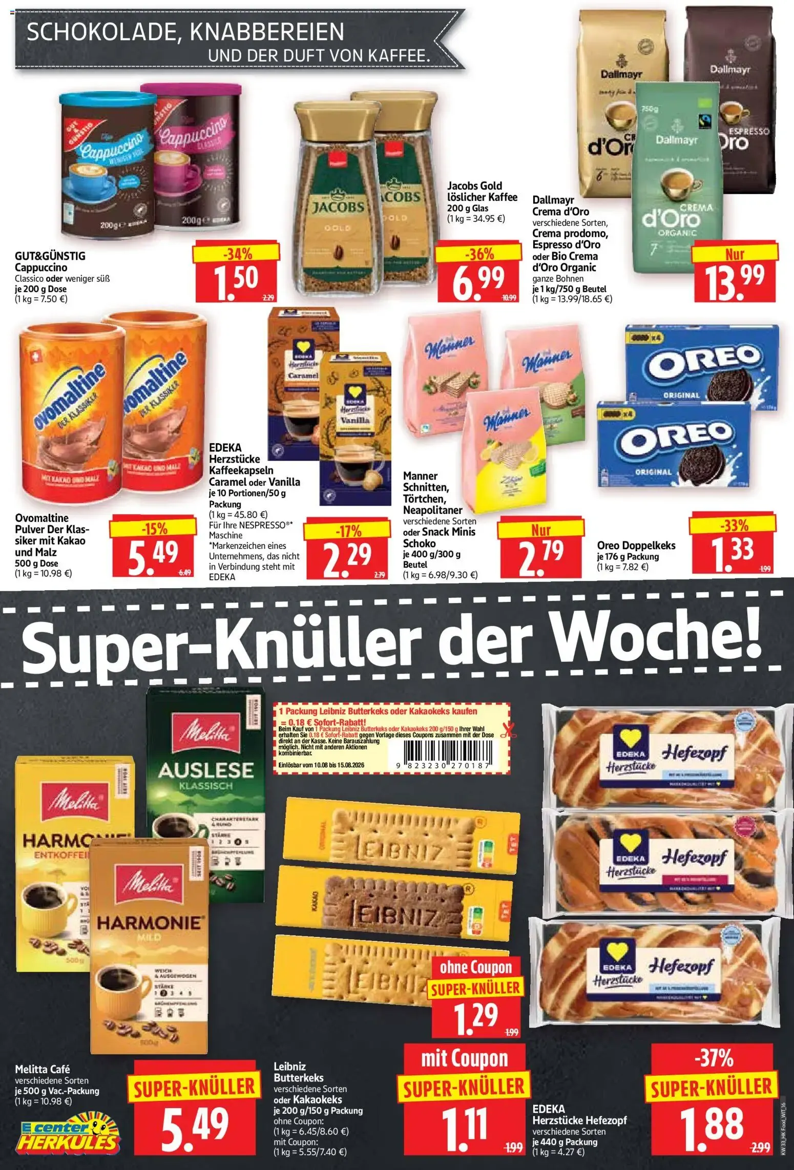 E center HERKULES Witzenhausen Knüller von 10. August bis 15. August 2026 - Prospekt seite 16