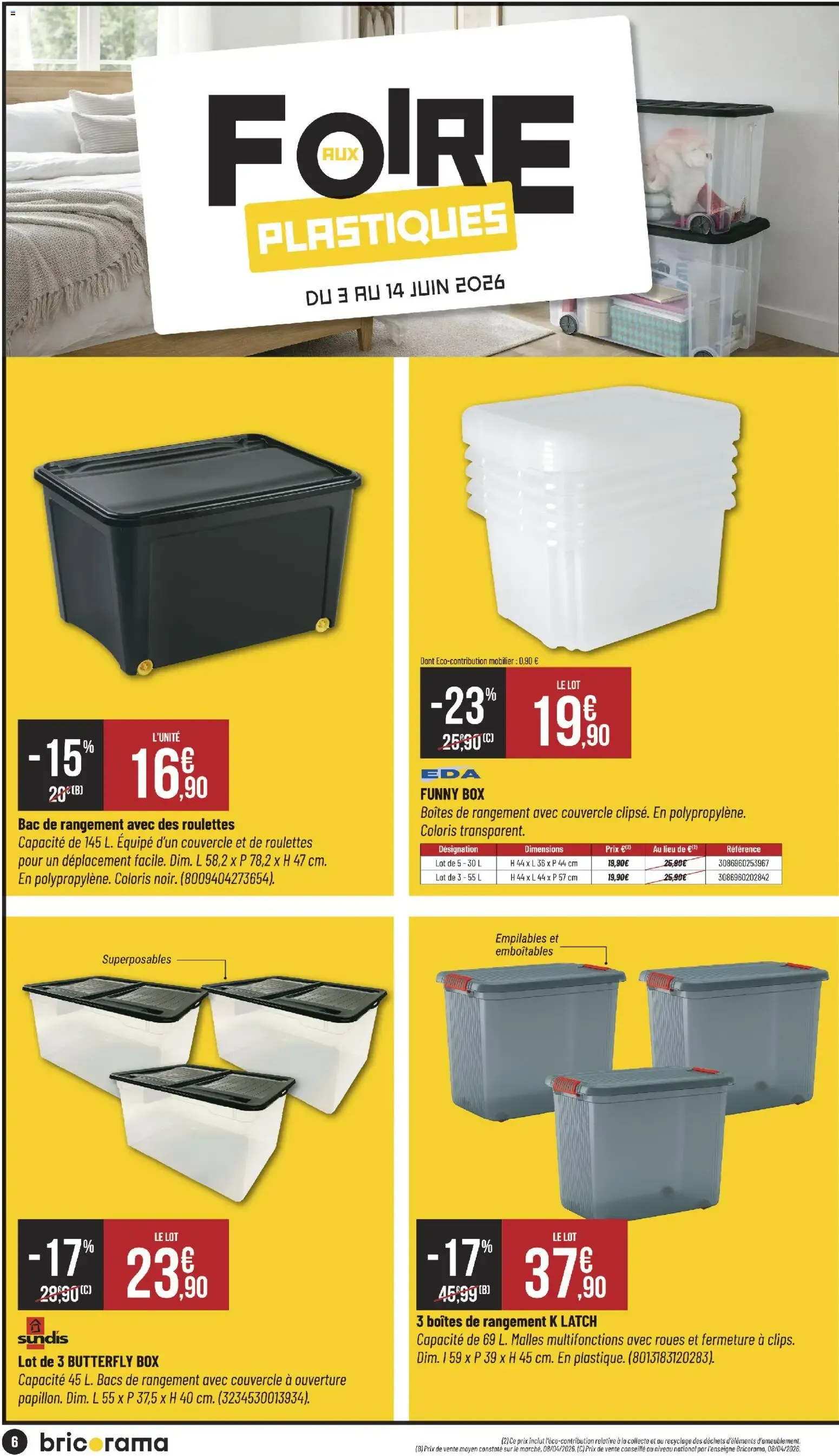 Bricorama catalogue à partir du 03/06/2026 - promo en ligne du 3 juin au 14 juin 2026 - Catalogue page 6