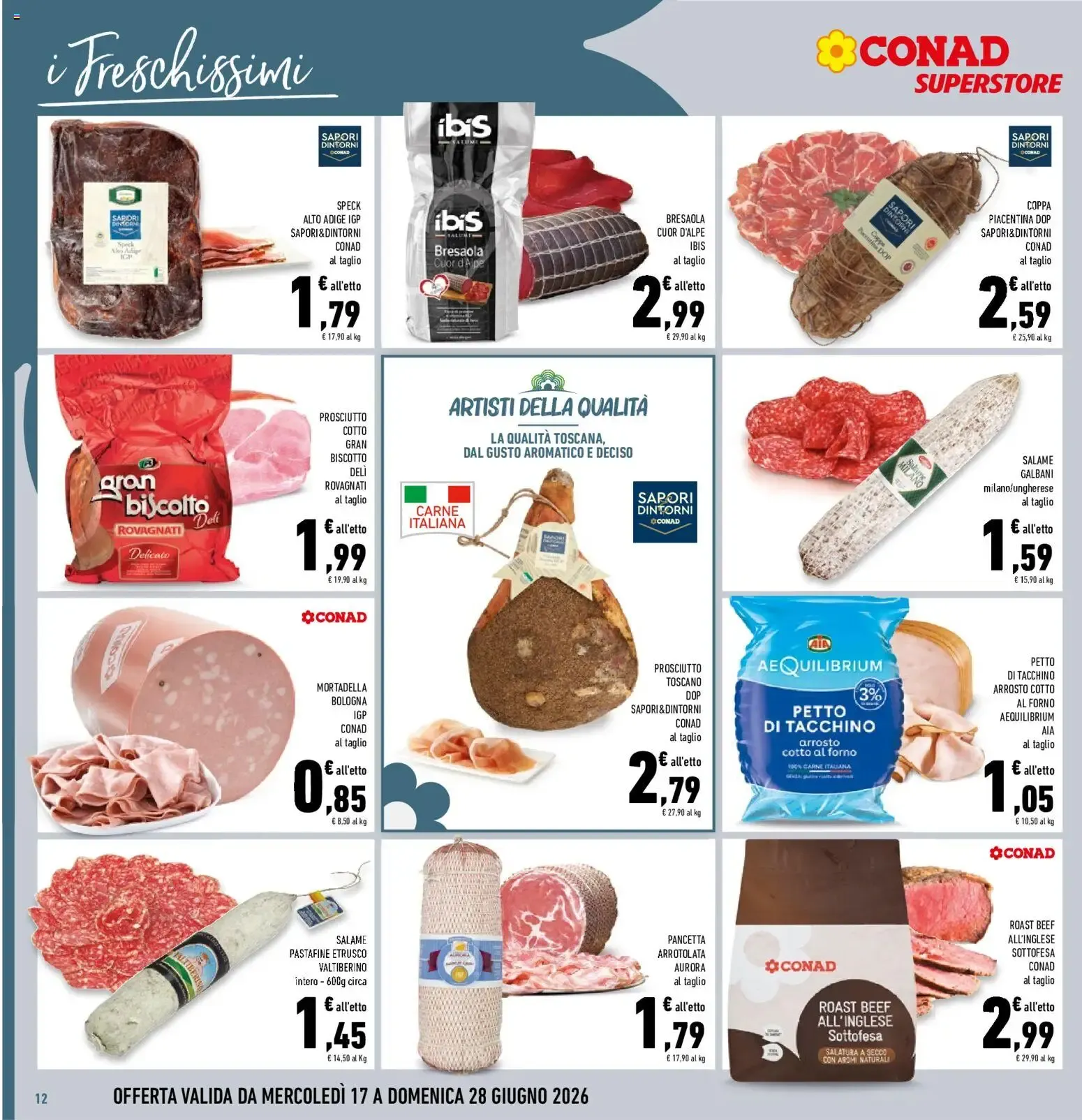 Volantino Conad dal 17/06/2026 > Anteprima da 17 giugno a 28 giugno di 2026 - Pagina del volantino 12
