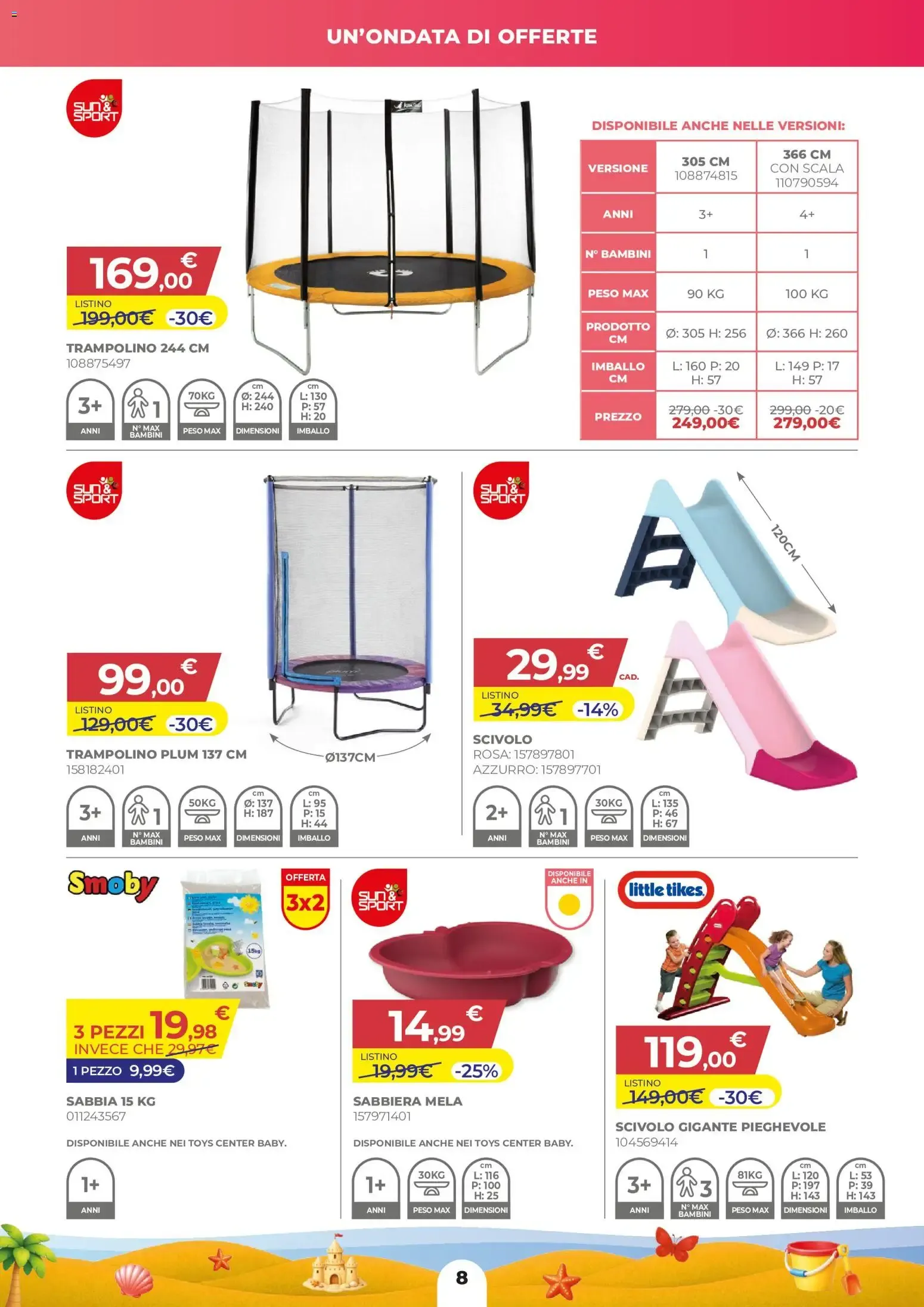 Toys Center - Un'ondata di offerte da 25 giugno a 29 luglio di 2026 - Pagina del volantino 8