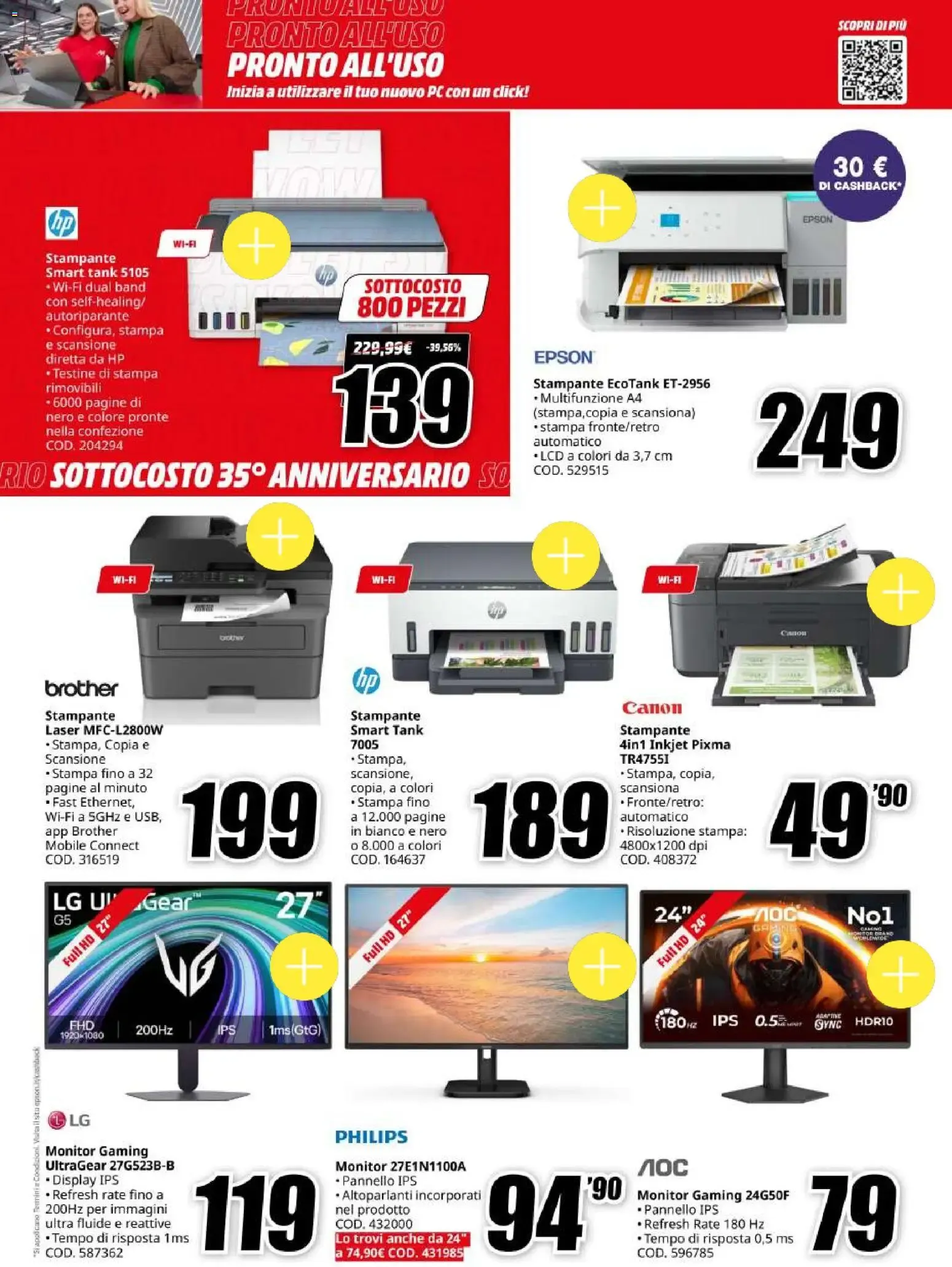 Media World: Sottocosto - 35° Anniversario da 6 ottobre a 18 ottobre di 2026 - Pagina del volantino 16
