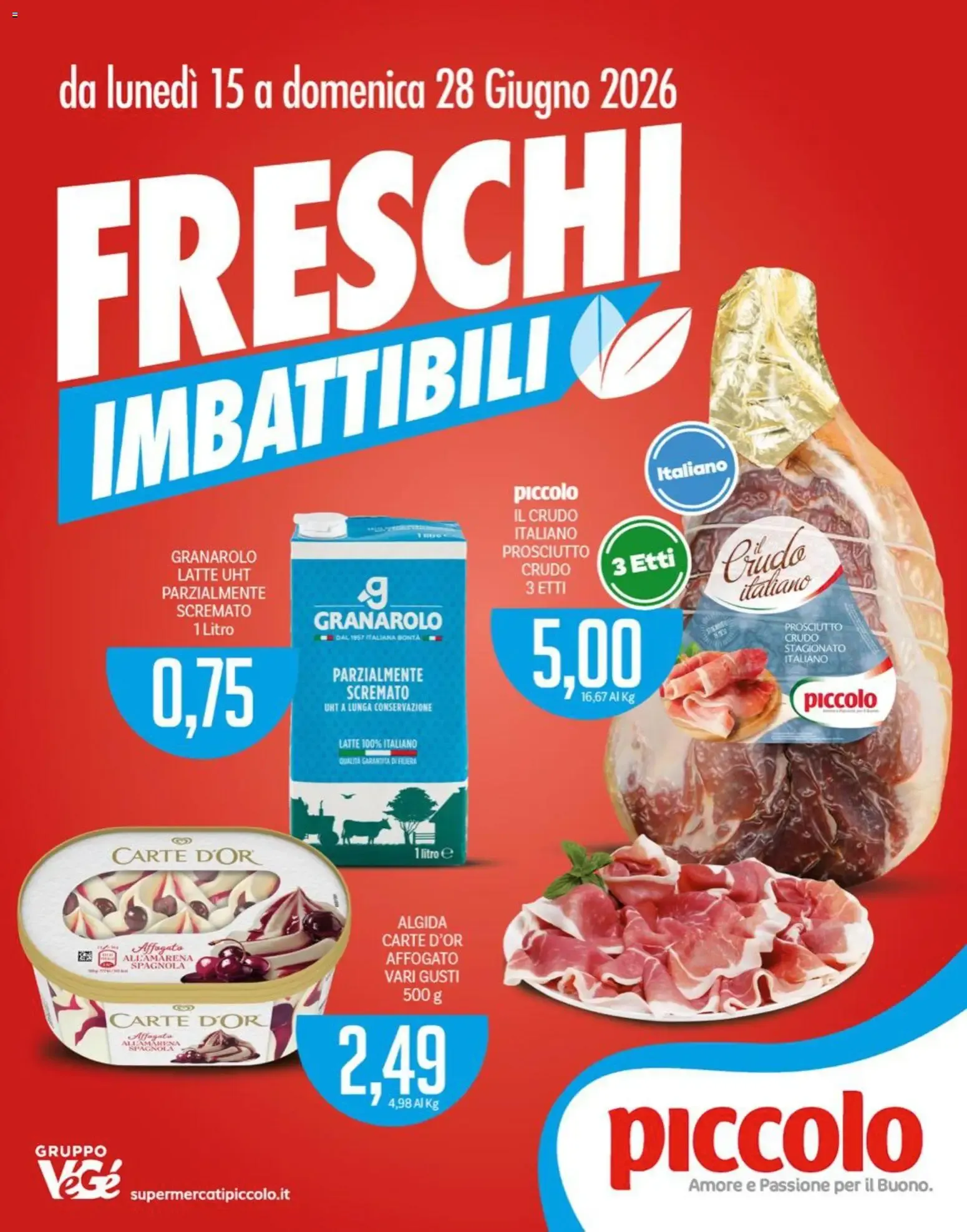 Piccolo volantino dal 15/06/2026 - online Offerte da 15 giugno a 28 giugno di 2026 - Pagina del volantino 1