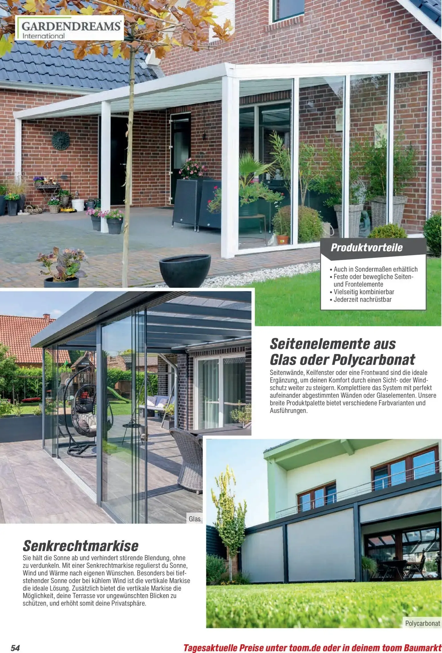 Toom Baumarkt Gartenhäuser & Carports 2026 (ab 20.02.2026) zum Blättern von 20. Februar bis 30. Juni 2026 - Prospekt seite 54
