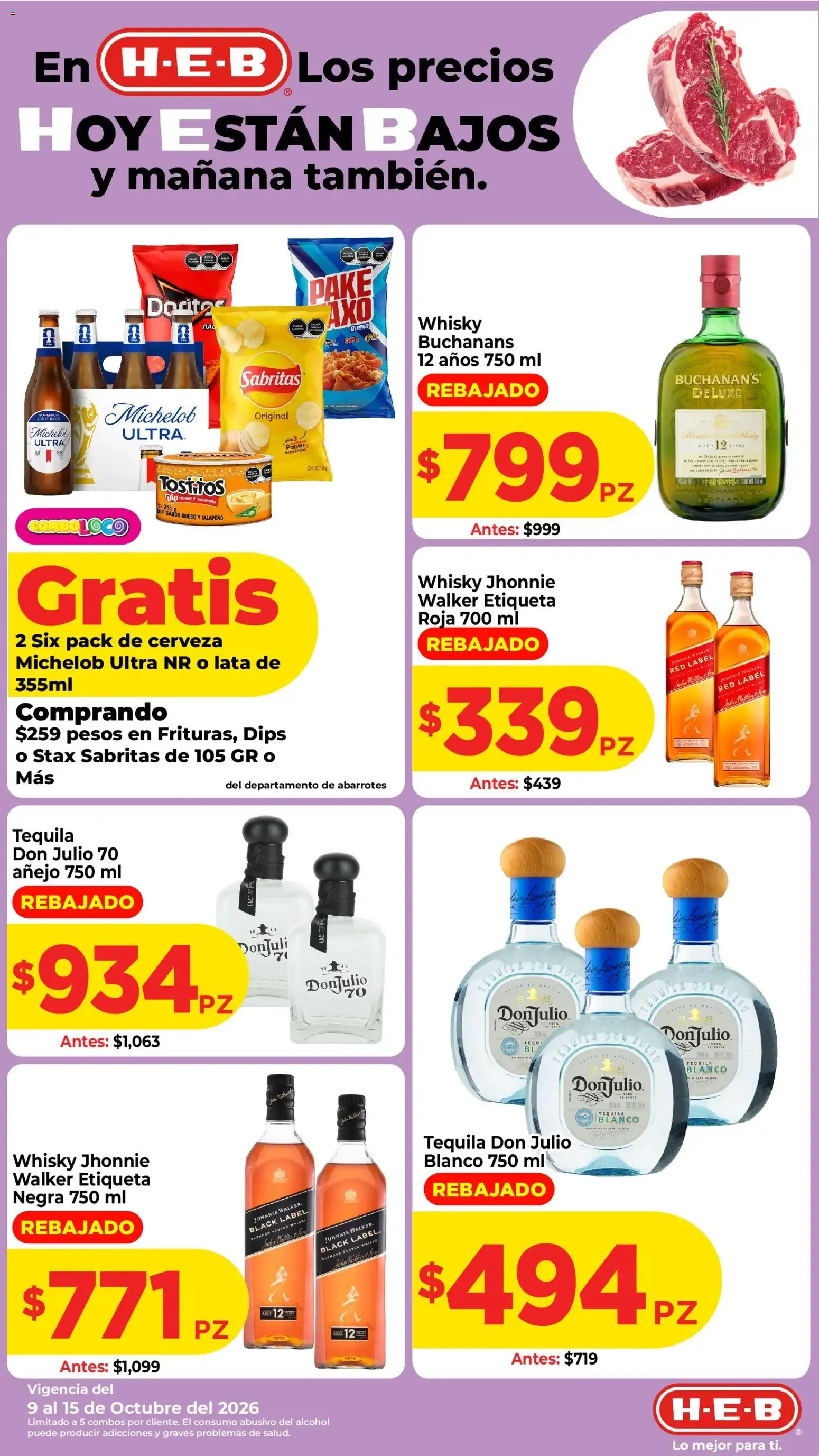 Catálogo de H-E-B: Los precios hoy están bajos y mañana también 9 de octubre al 15 de octubre 2026 - Pagina 2