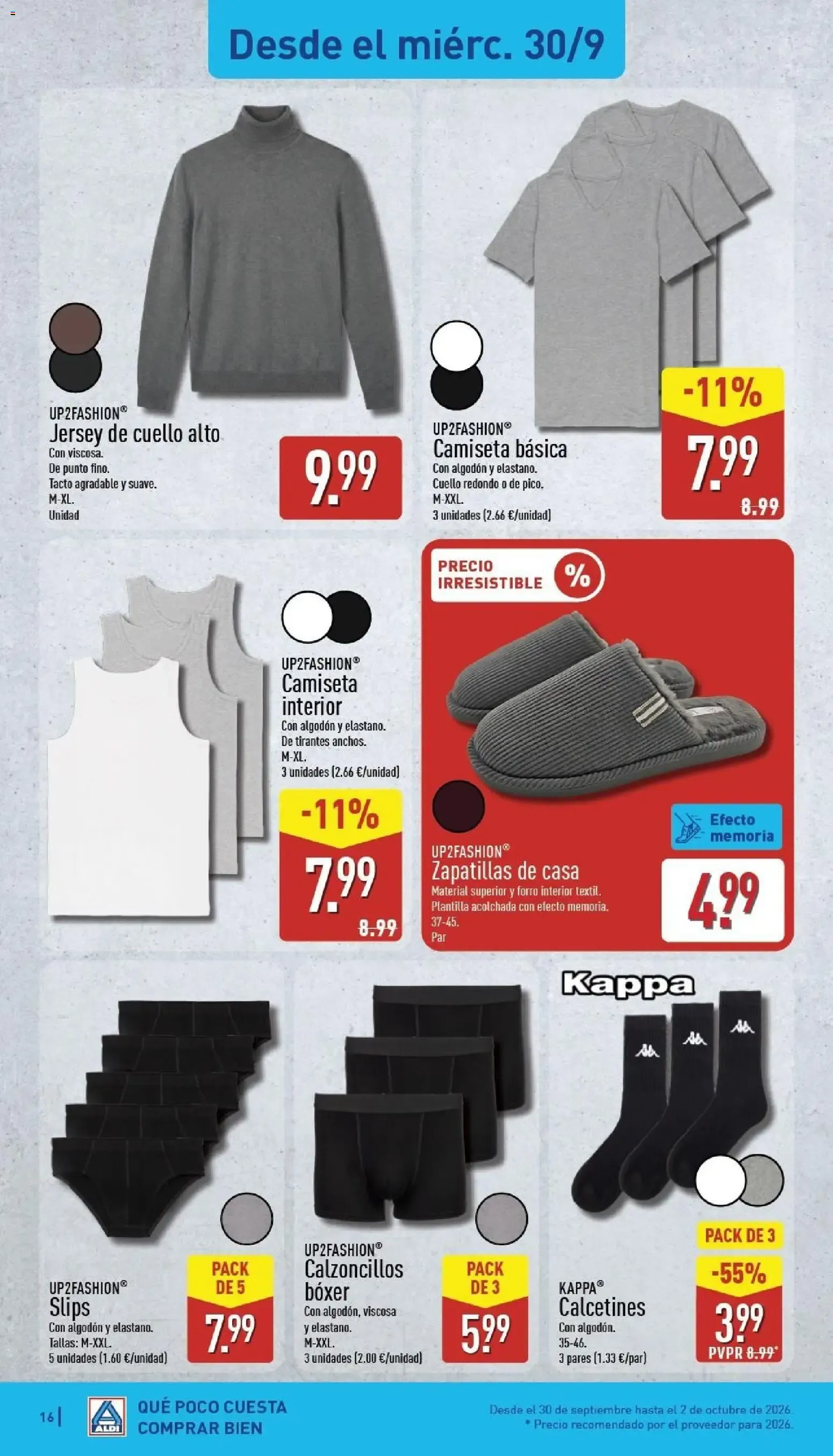 Catálogo de Aldi folleto Península del 28/09/2026 | Catálogo 28 de septiembre al 4 de octubre 2026 - Página 16