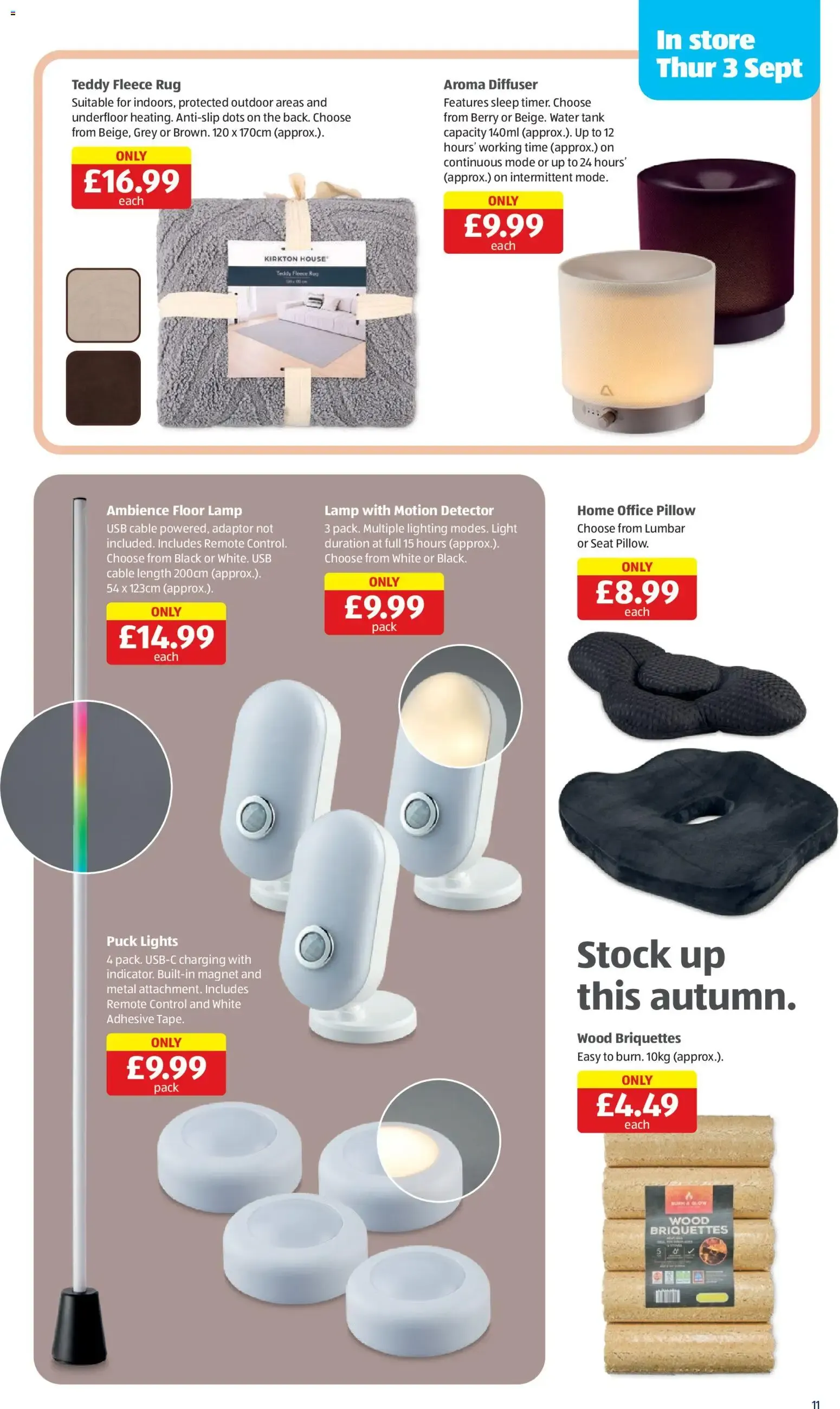 Aldi Specialbuys - Hello autumn from 3 September to 9 September 2026 - Catalogue Page 11