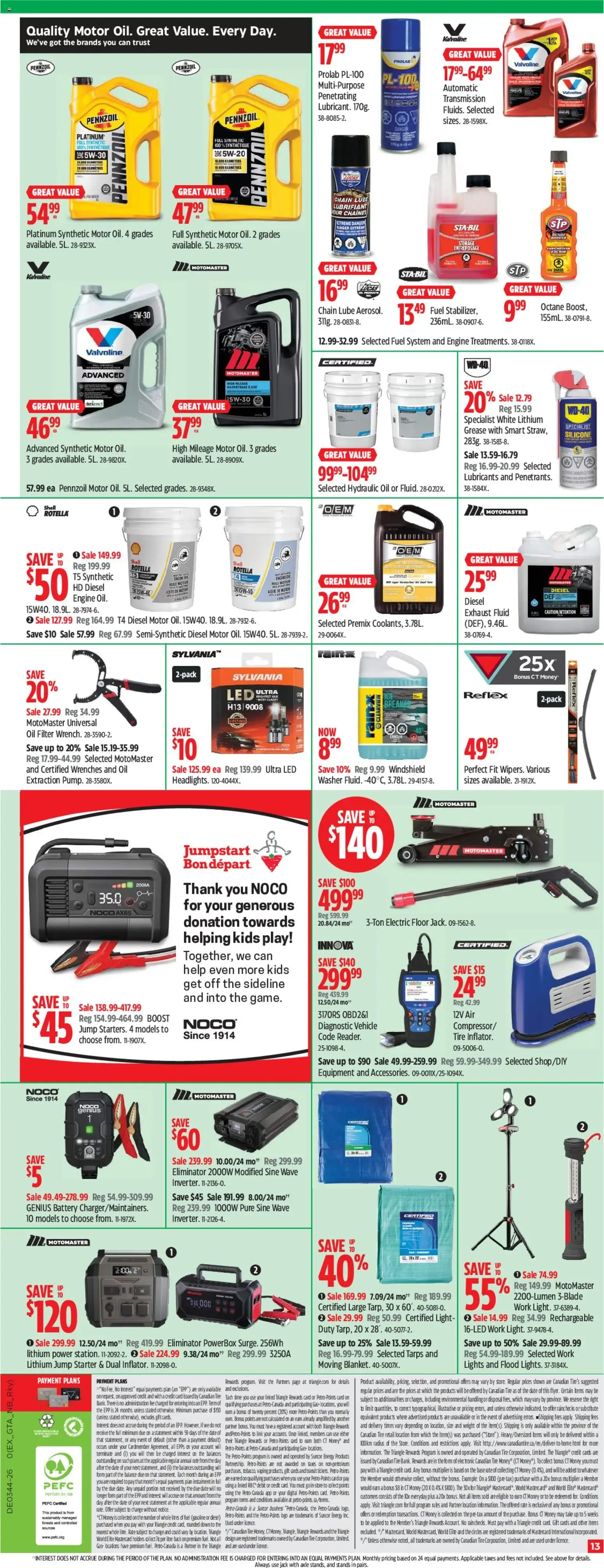 Canadian Tire: Canada's Fall Store from October 29 to November 4 2026 - flyer page 13