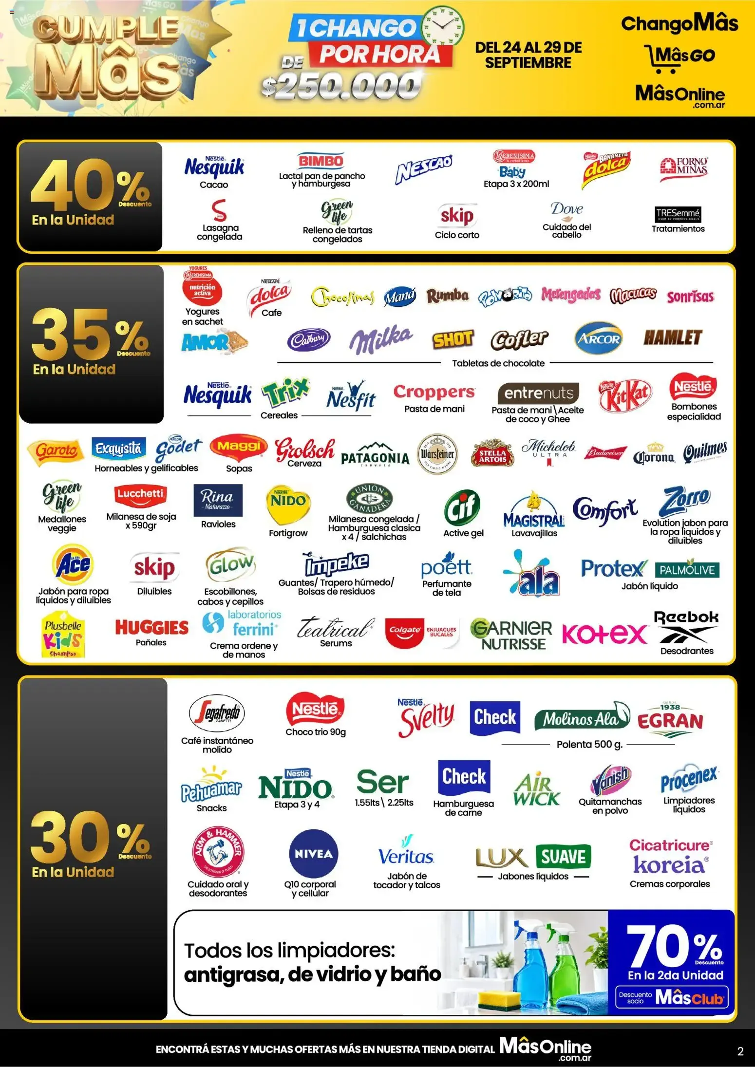 Ofertas de Changomas - Promos del finde || del 24/09/2026 - 29/09/2026 || Catálogo 24 de septiembre al 29 de septiembre 2026 - Página 3 del catálogo
