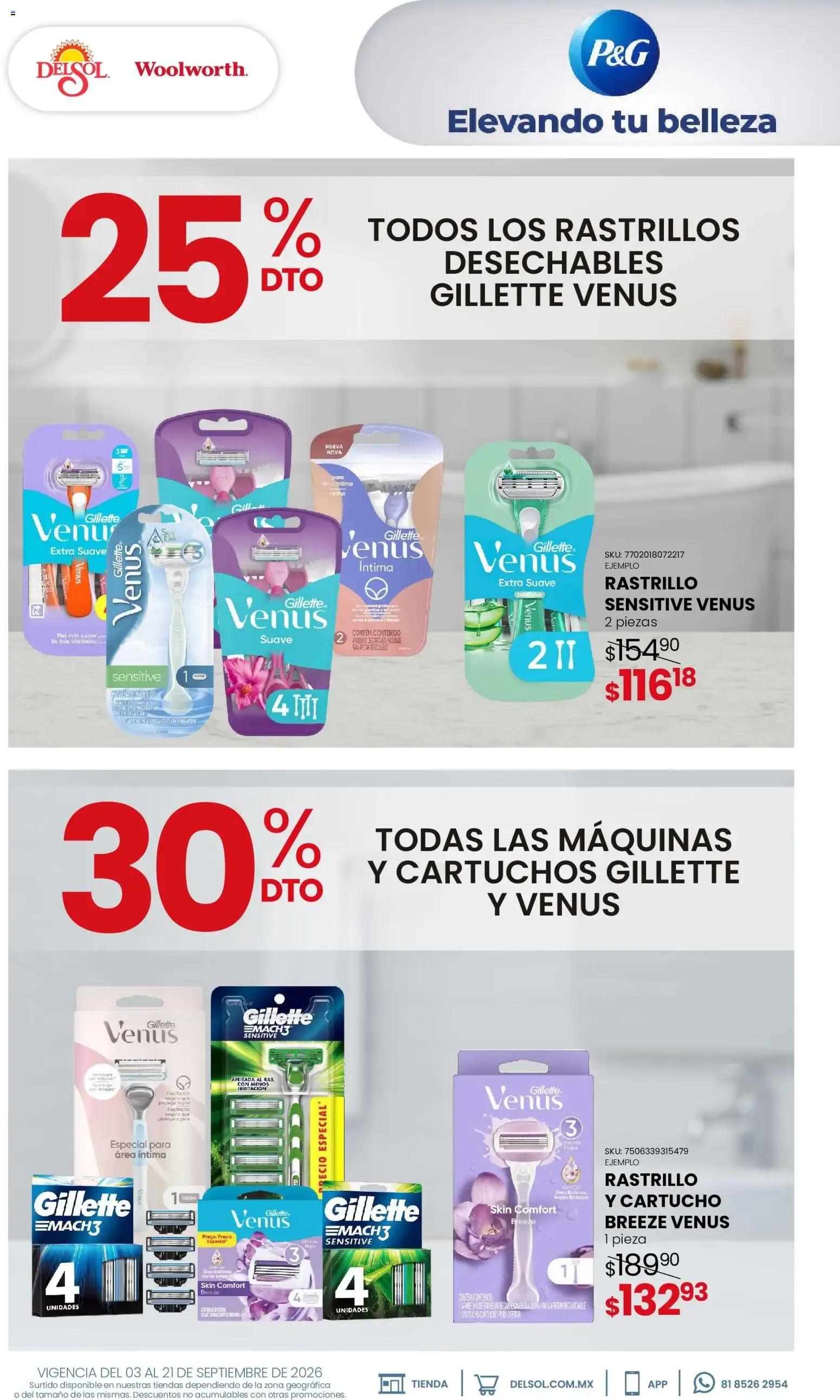 Catálogo de Del Sol y Woolworth: 30% DTO en toda la línea Pantene Colágeno y Biotinamida 3 de septiembre al 21 de septiembre 2026 - Pagina 9