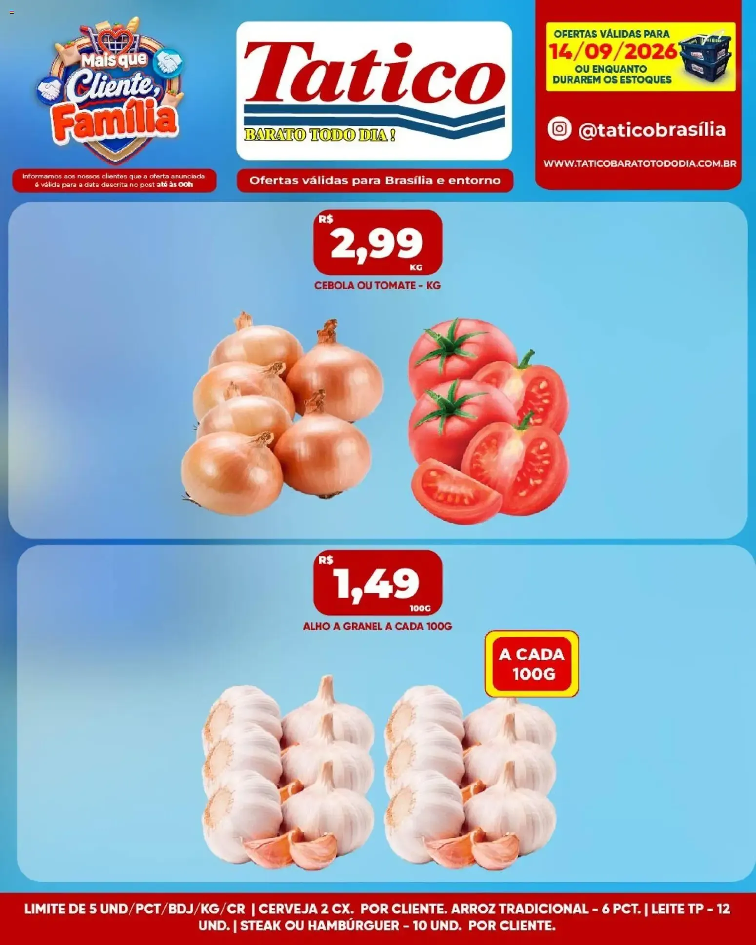 Encarte de Tatico ofertas do Dia de 14/09/2026 | Promoções Online 14 de setembro até 14 de setembro 2026 - Pagina 1