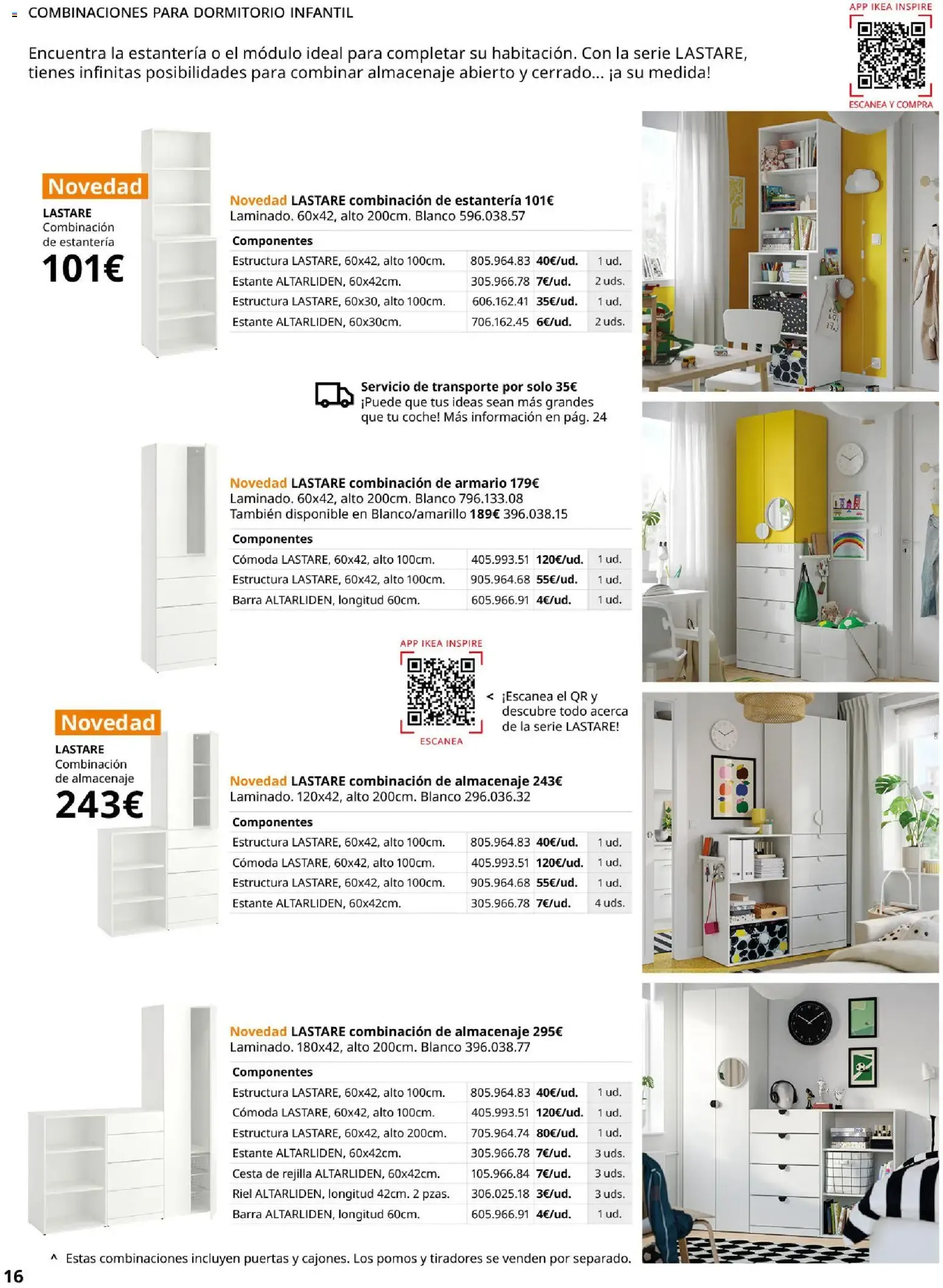 Catálogo de LASTARE Sistema modular de almacenaje 29 de junio al 31 de agosto 2026 - Página 16