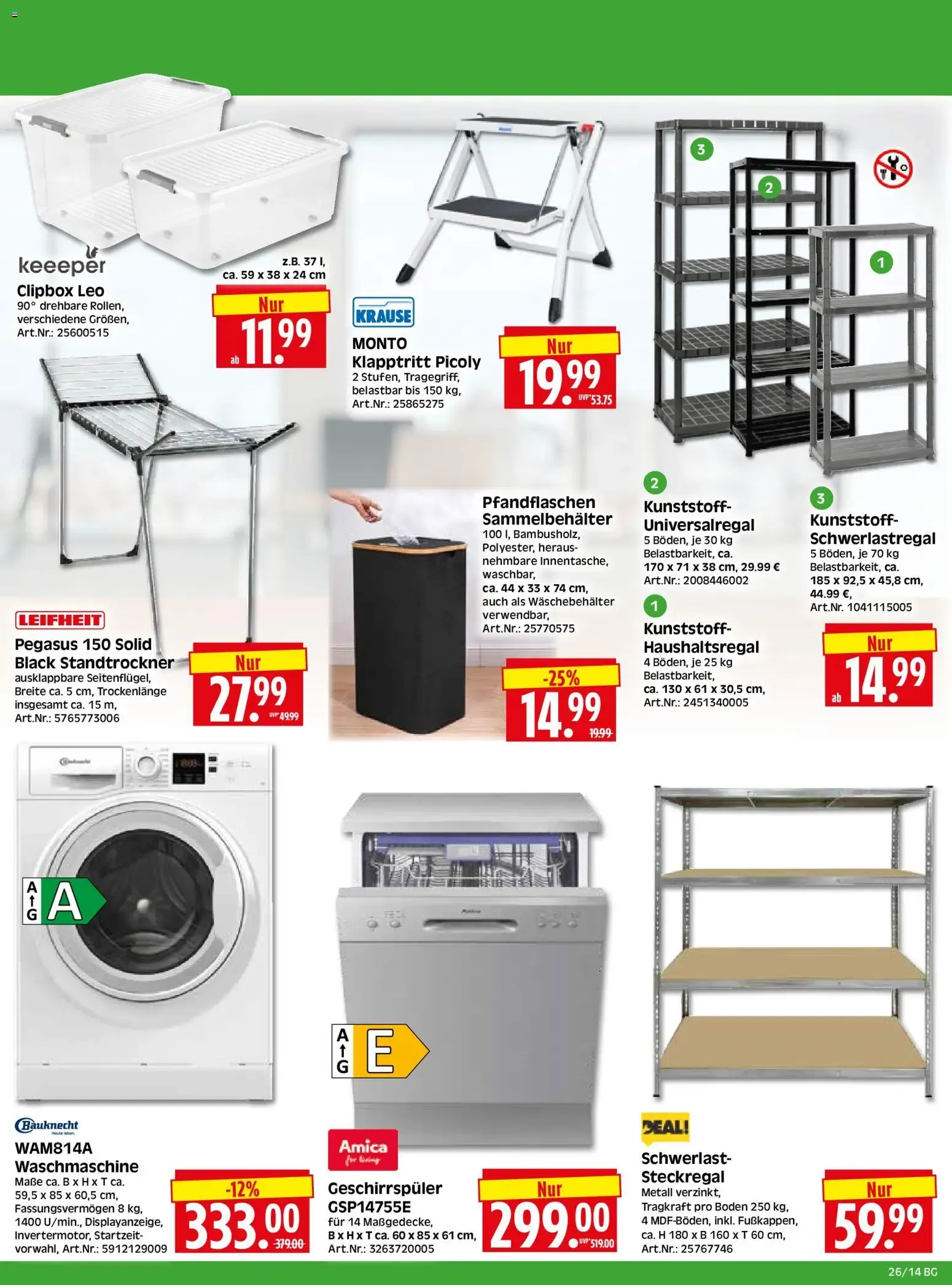 HERKULES Bau & Garten (ab 22.06.2026) zum Blättern von 22. Juni bis 27. Juni 2026 - Prospekt seite 14
