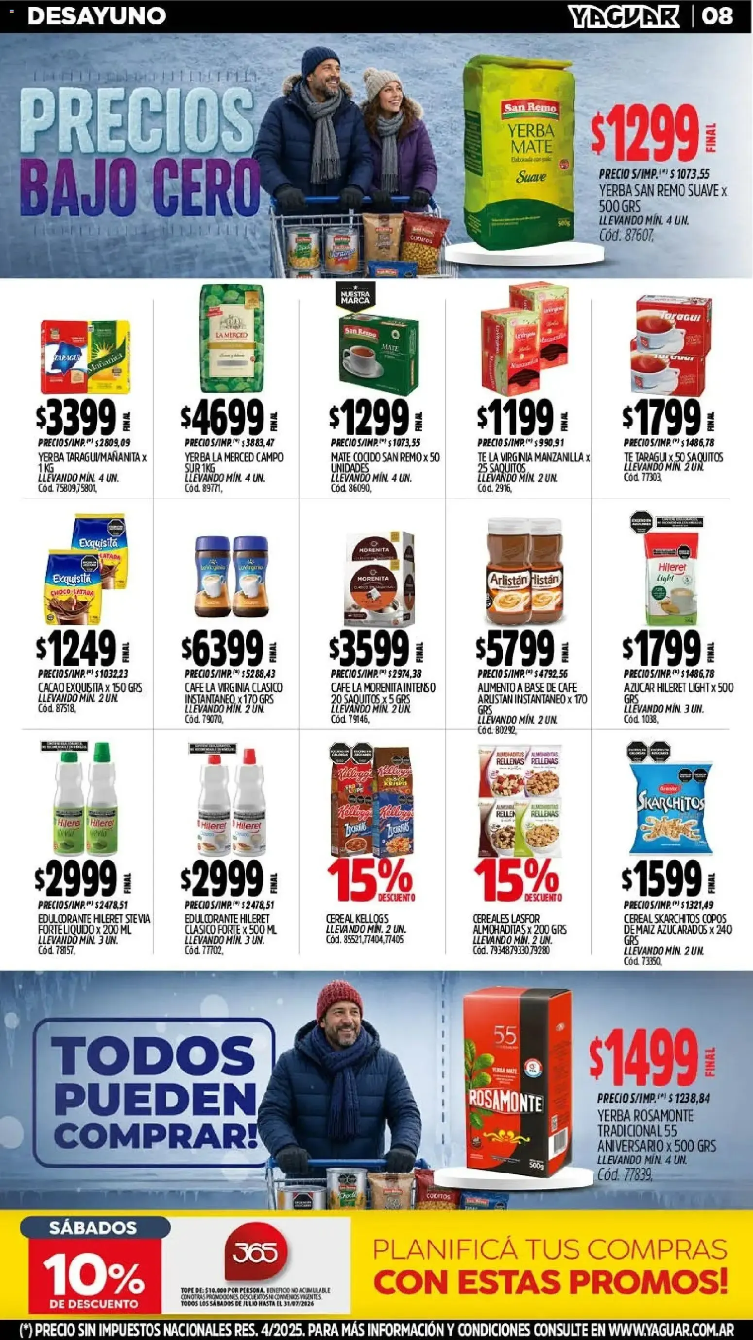 Ofertas de Yaguar - Oferta Semanal Mar del Plata del 20/07/2026 - 25/07/2026 20 de julio al 25 de julio 2026 - Página 8 del catálogo