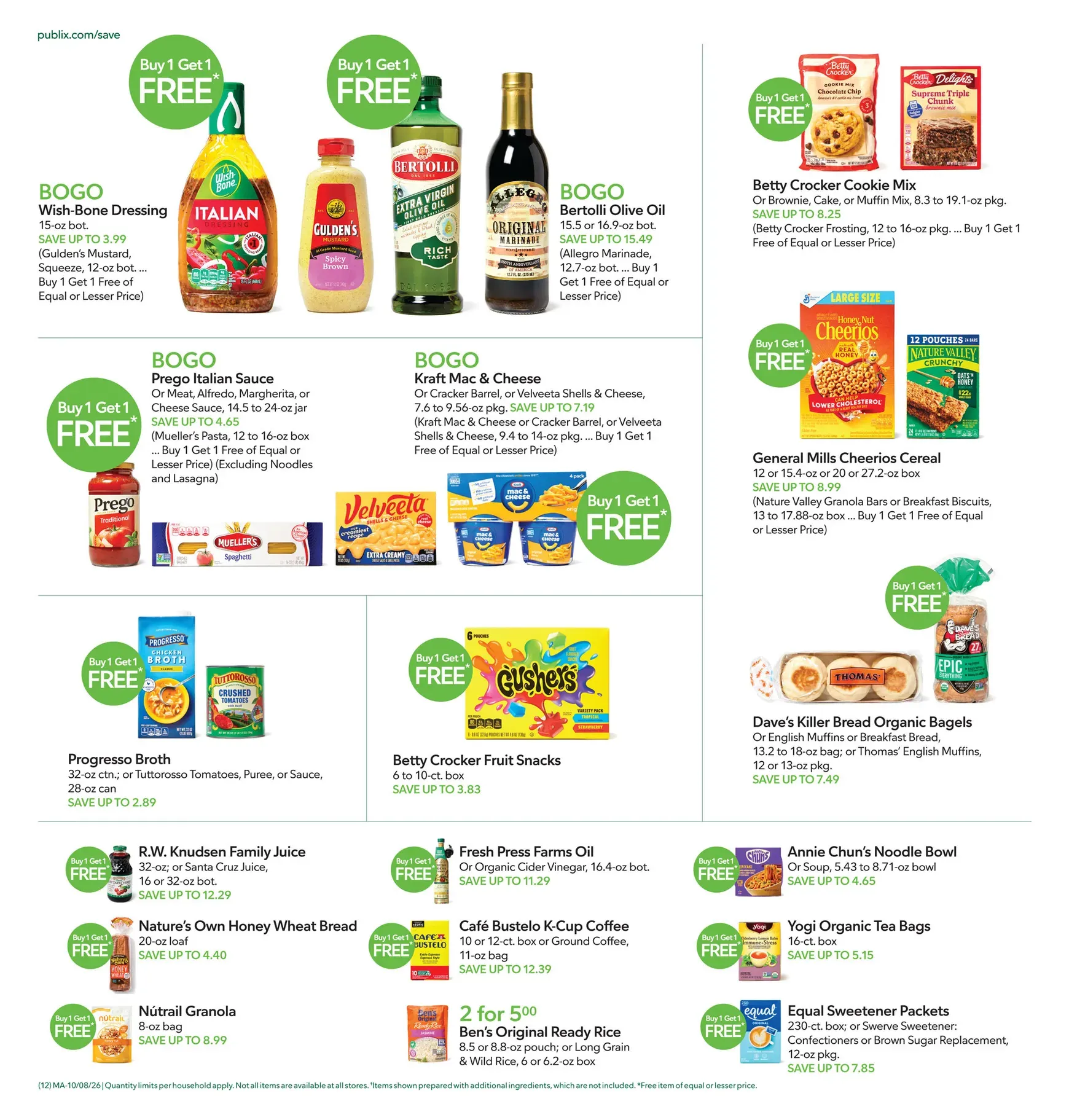Weekly ad Current Publix leaflet valid from Thursday 10/08/2026 to Wednesday 10/14/2026 from October 8 to October 14 2026 - Page 12
