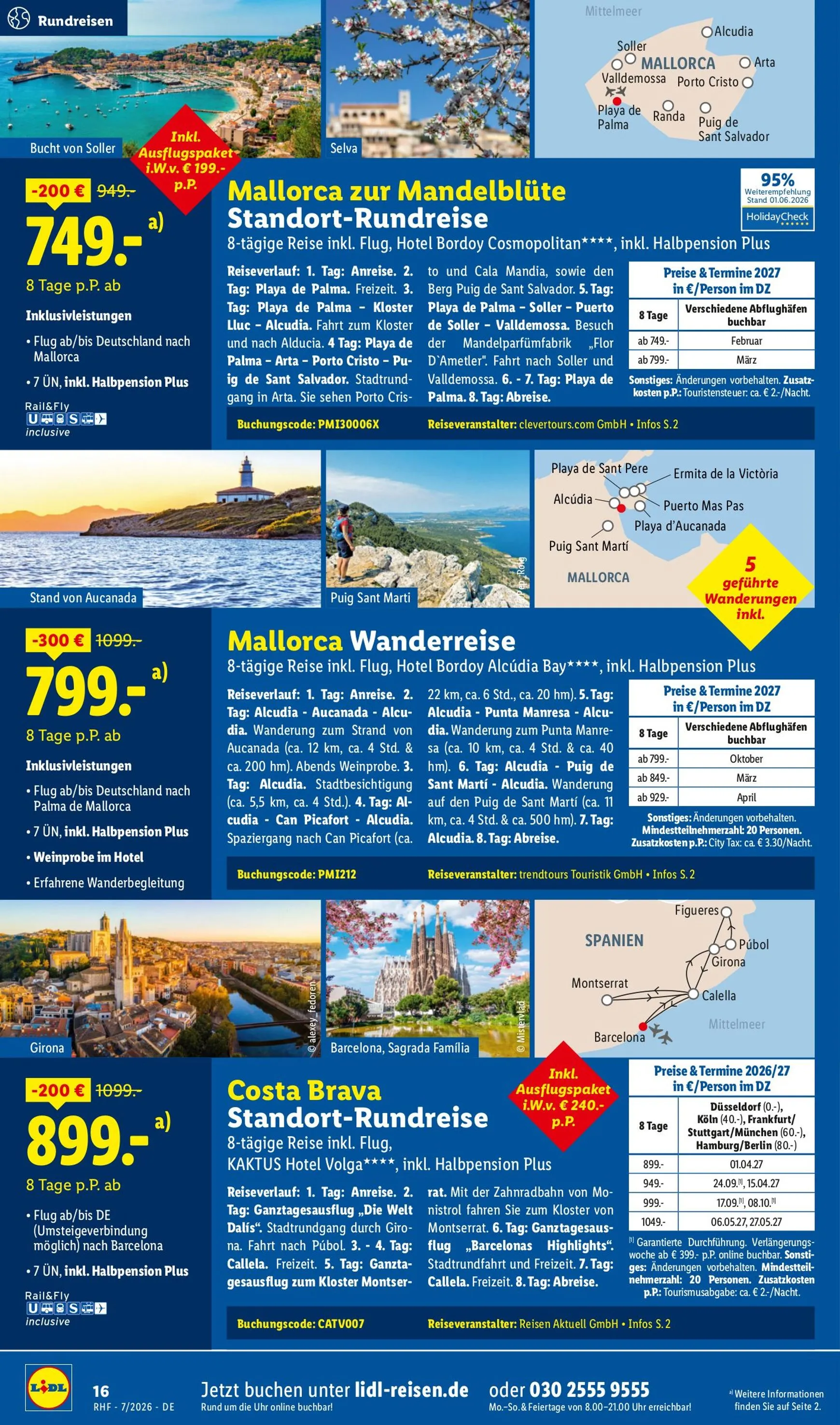 Lidl - Juli Reise-Highlights Prospekt – von Mittwoch 01.07.2026 bis Freitag 31.07.2026 von 1. Juli bis 31. Juli 2026 - Prospekt seite 16