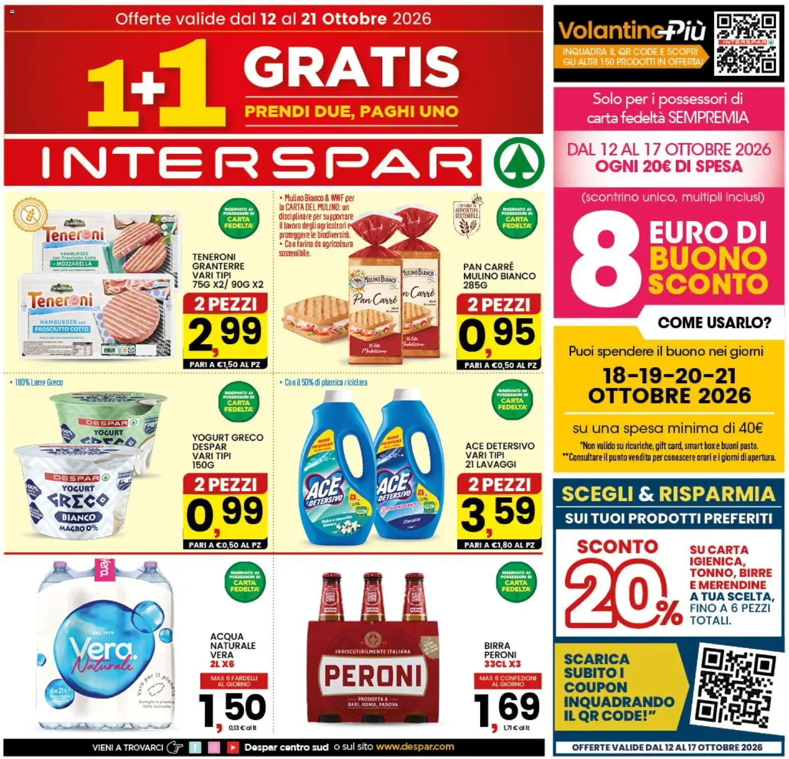 Volantino Interspar: Offerte valide dal 12 al 21 Ottobre 2026 da 12 ottobre a 21 ottobre di 2026 - Pagina del volantino 1