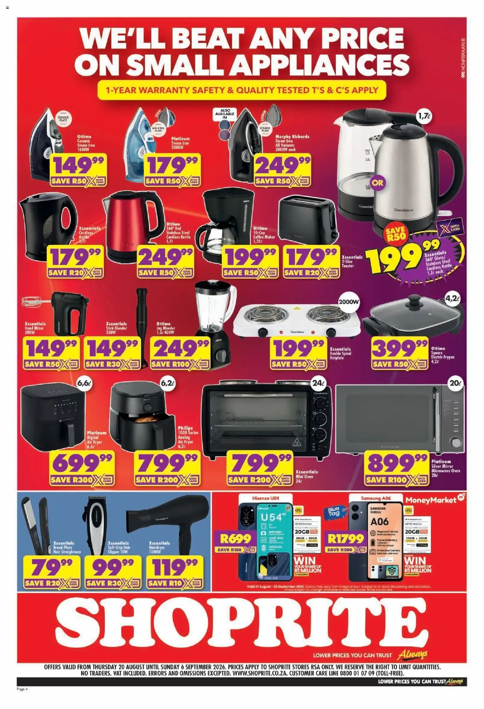 Shoprite - Major League Birthday Deals from 20 August to 6 September 2026 - Catalogue Page 4