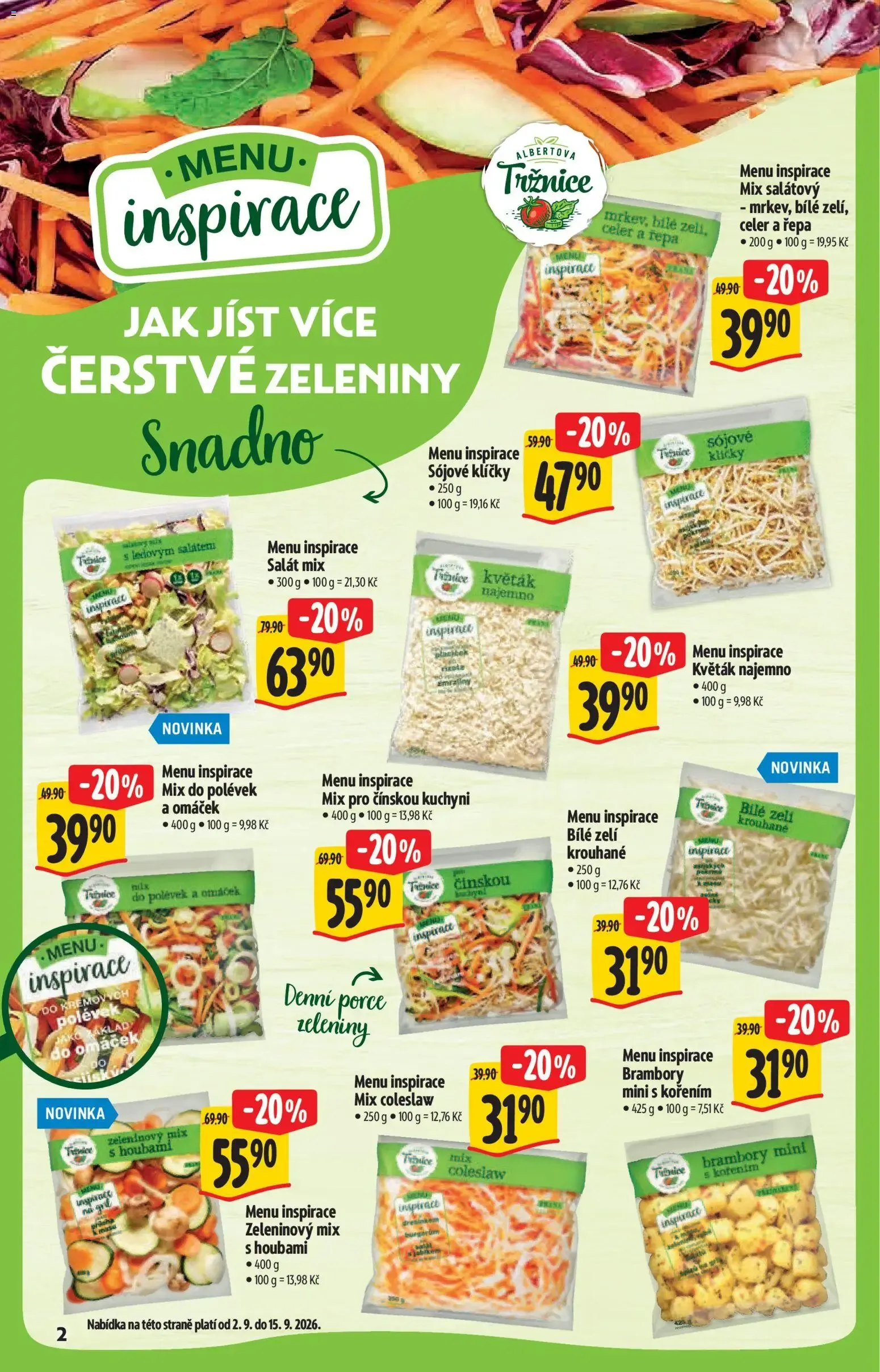Albert katalog - Hypermarket - Bio od 02.09.2026 - Akční leták - 2. září 29. září 2026 - Page 2