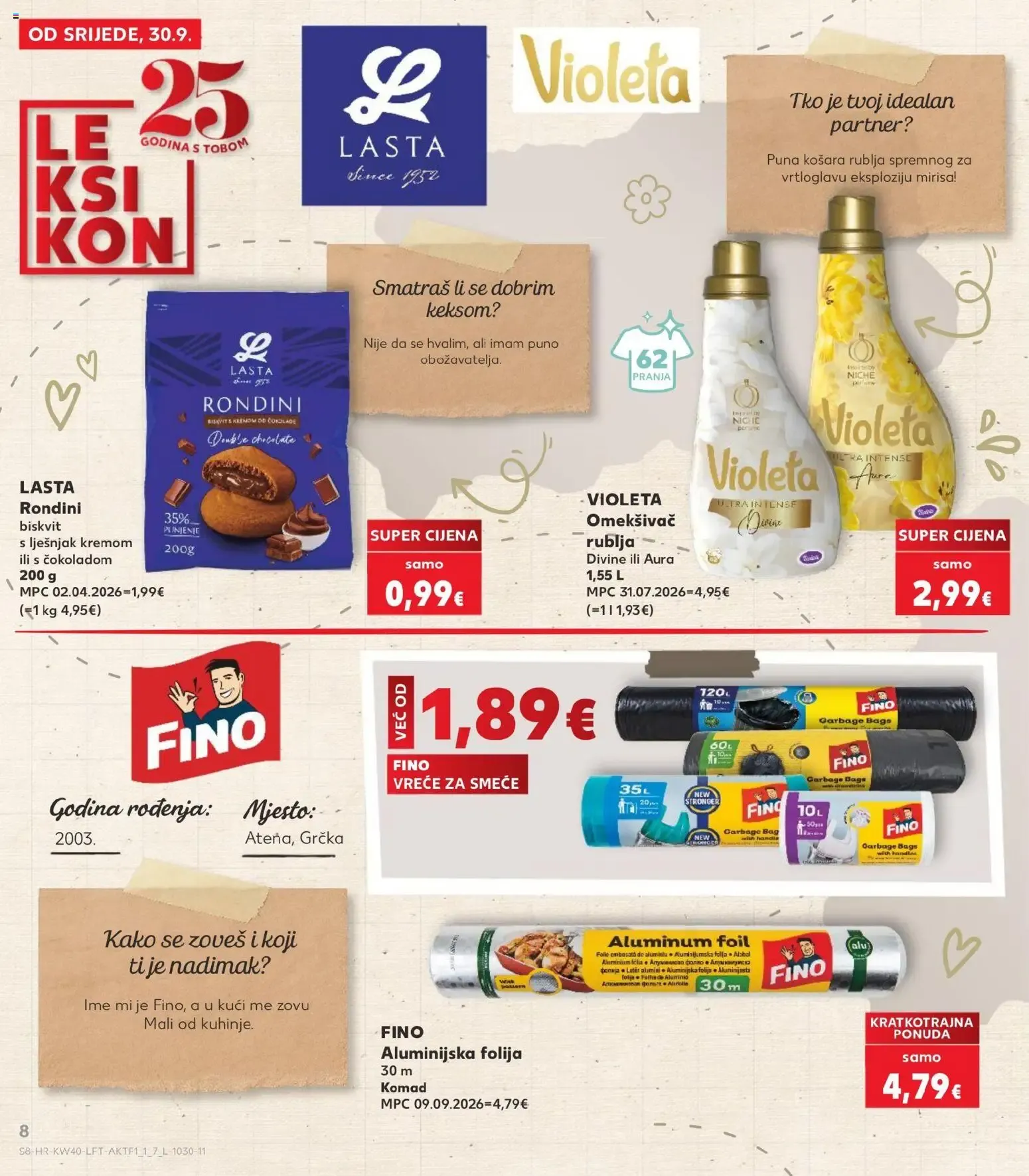 Katalog Kaufland Katalog novi od 30.09.2026 na listanje > letak digitalni od 30. rujna do 6. listopada 2026. - Pregled Stranica 8