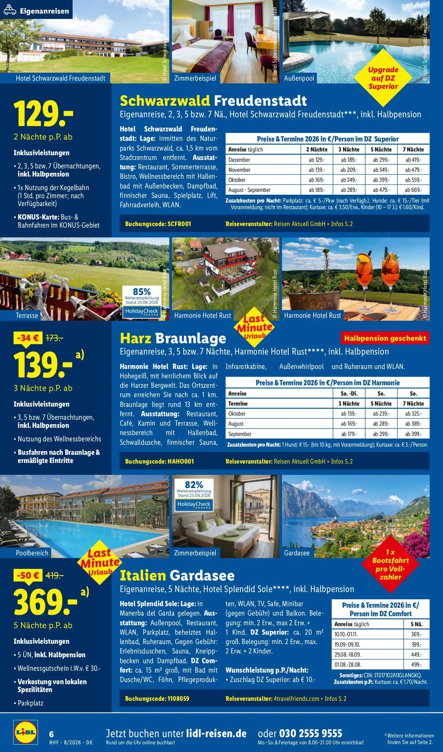 Lidl-Reisen: Spontan dem Alltag entfliehen von 29. Juli bis 31. August 2026 - Prospekt seite 6