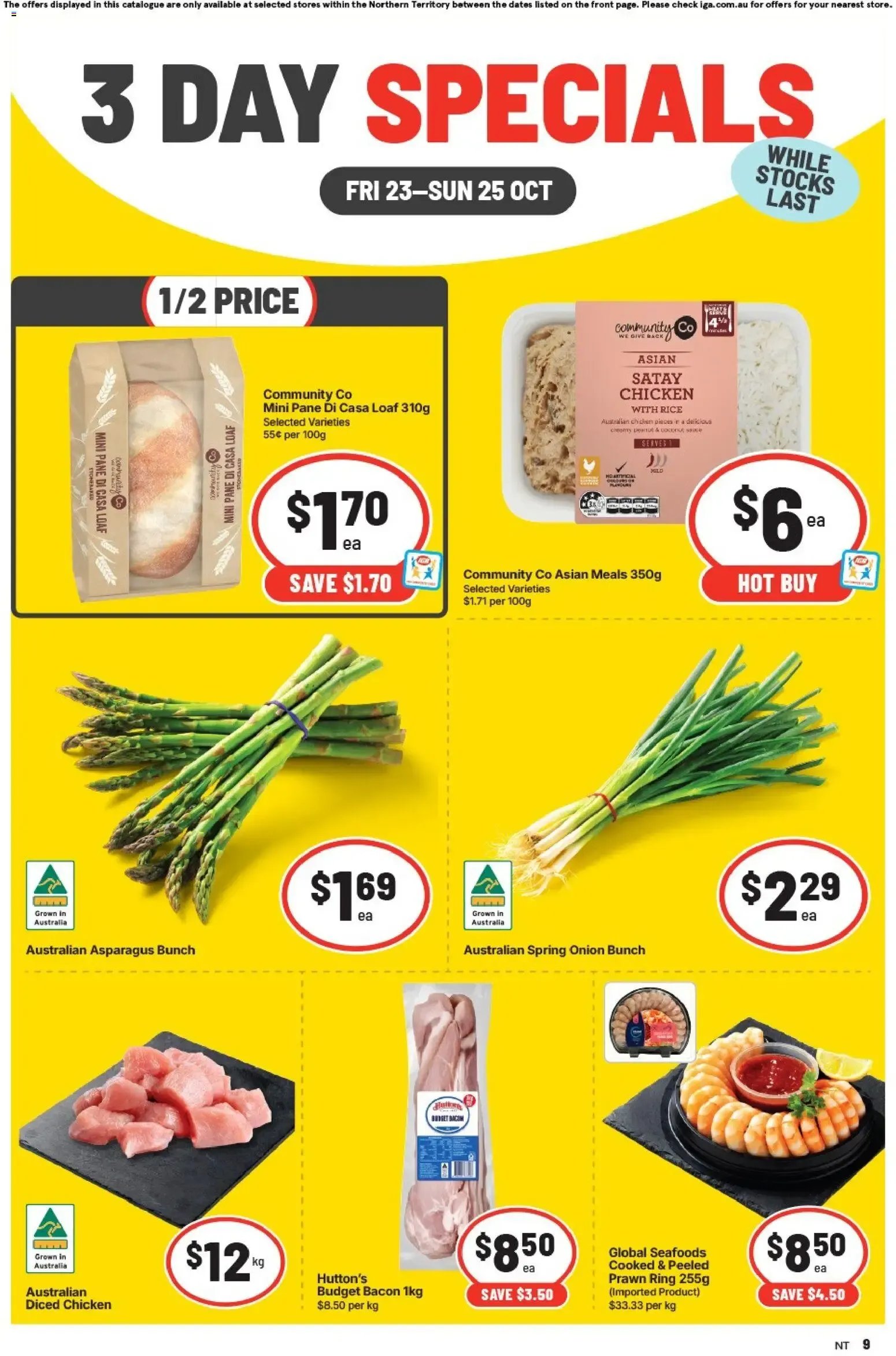 3 DAY SPECIALS