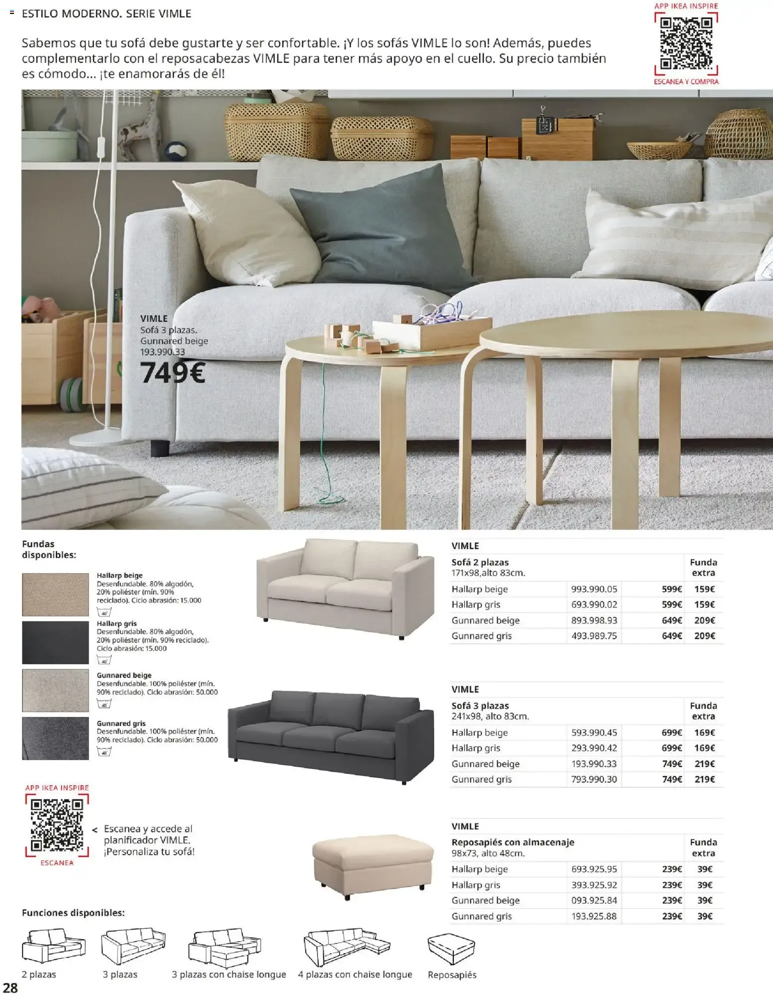 Catálogo de Guía de Compra Sofás IKEA 7 de mayo al 31 de agosto 2026 - Página 28