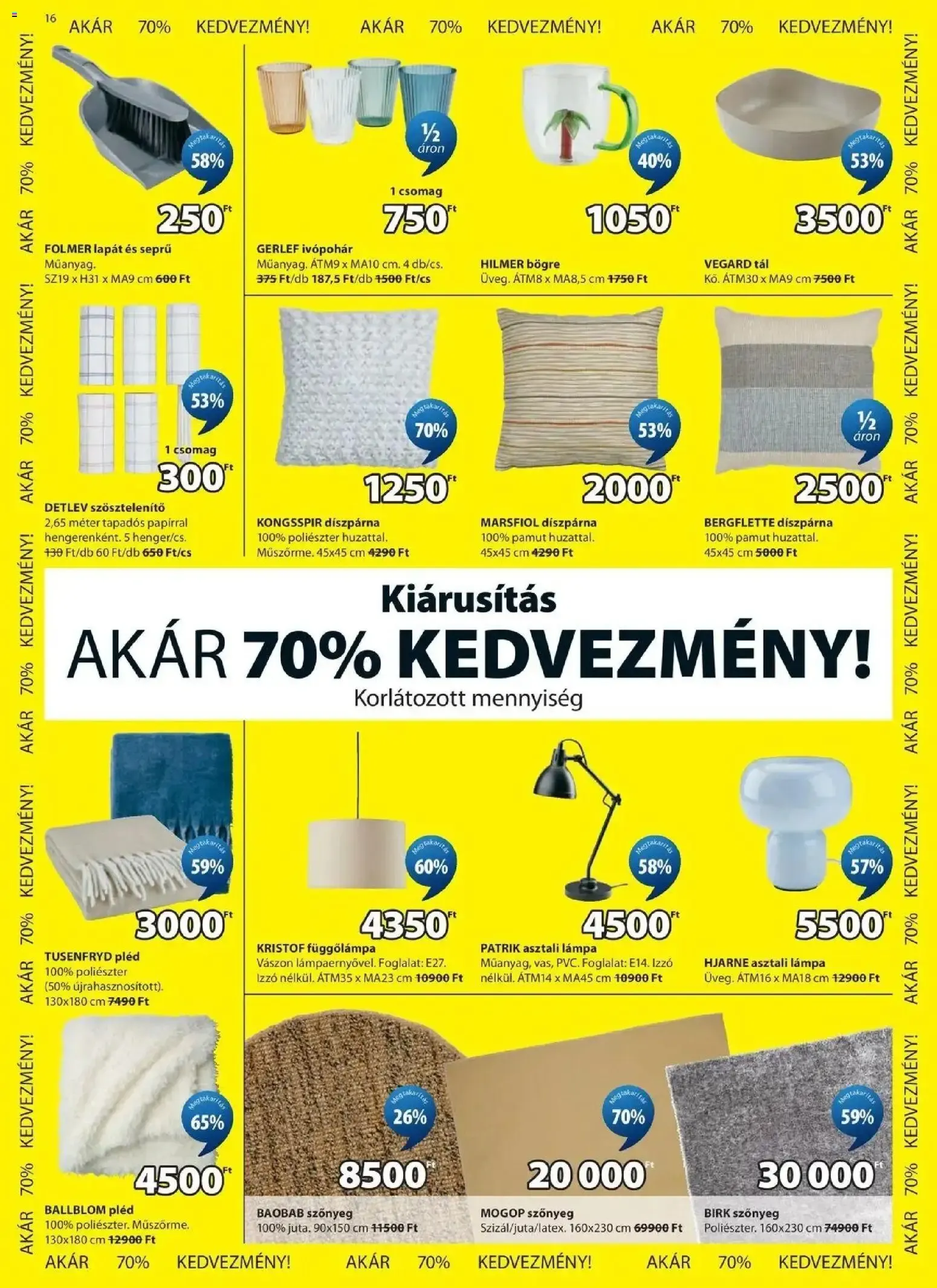 Katalógus JYSK aktuális akciós újság - 2026.06.03. -tól/töl > akció, lapozható szórólap 🛍️ június 3.-tól június 21.-ig 2026. - Oldal 16