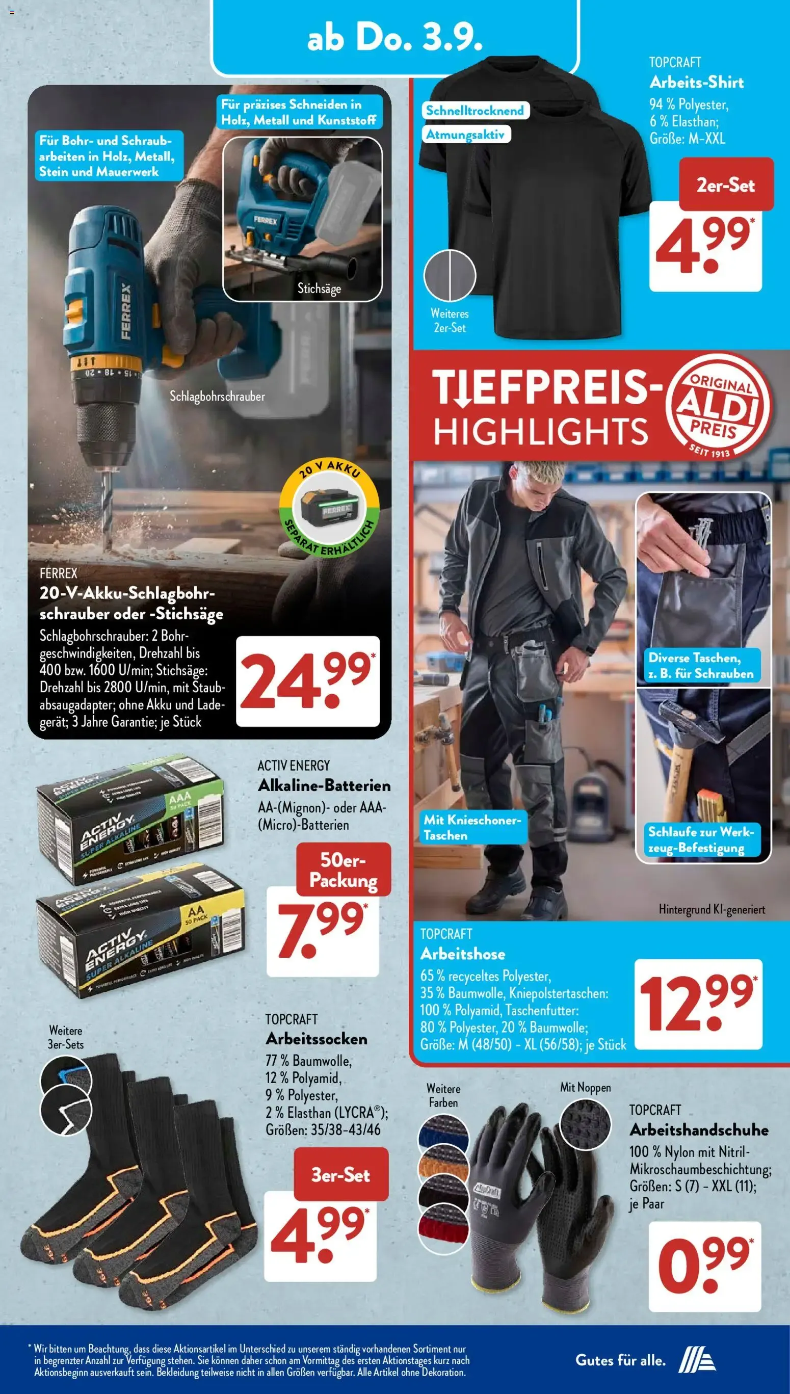 ALDI SÜD Tiefpreis-Highlight Prospekt von 31. August bis 5. September 2026 - Prospekt seite 10