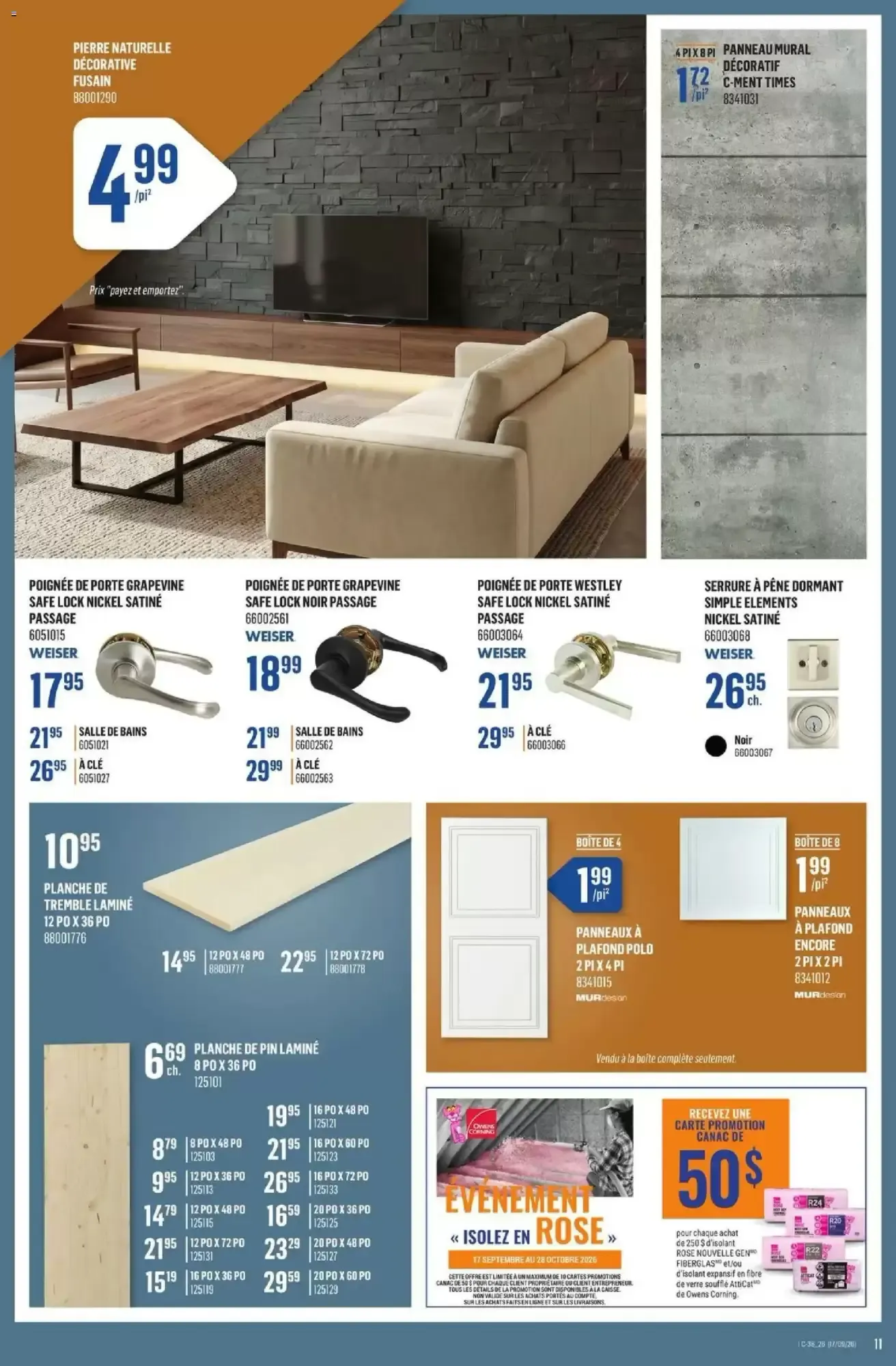 Canac flyer week 38 from September 17 to September 23 2026 - flyer page 11