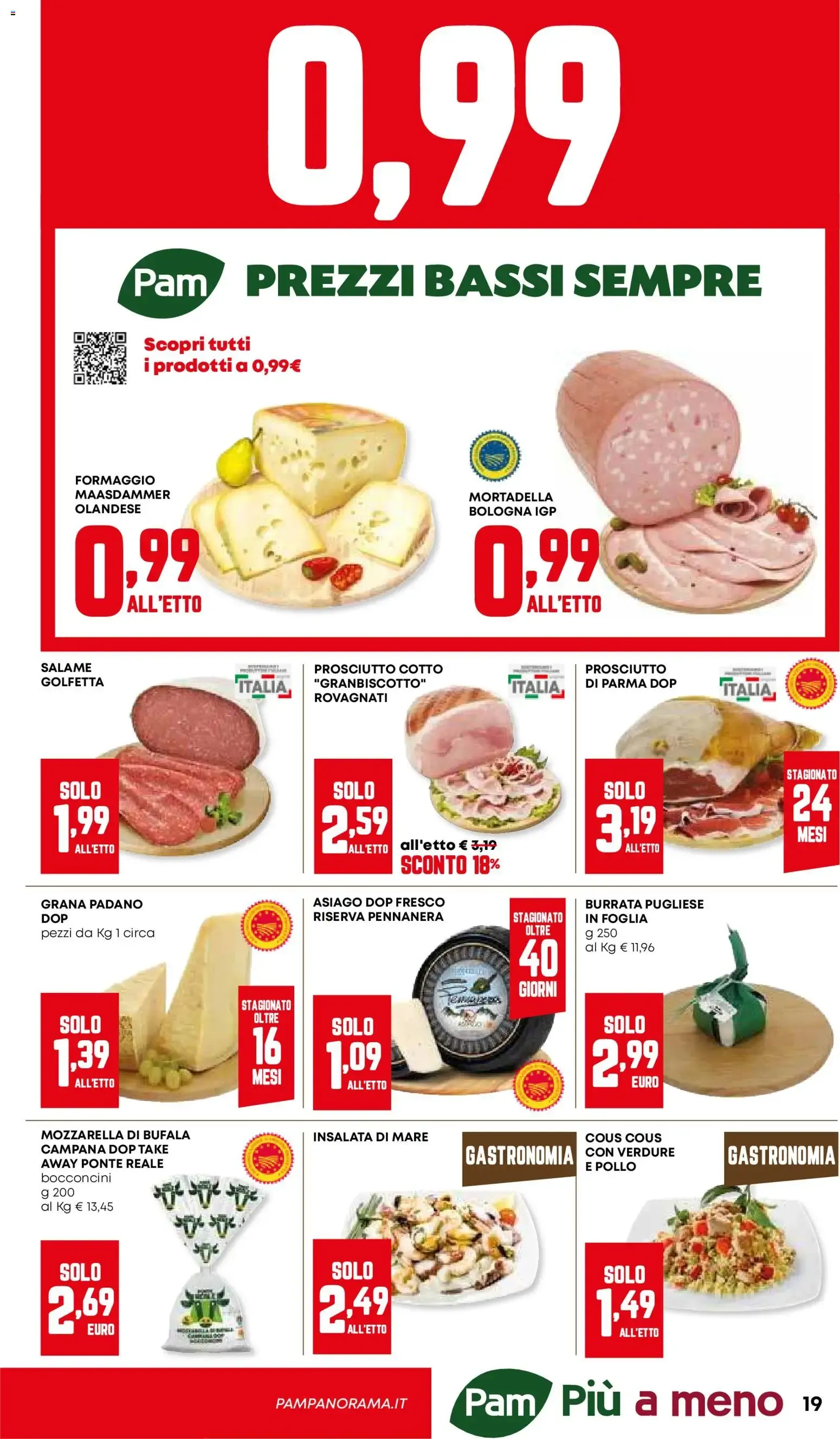 Volantino Pam Panorama: Tante Offerte a 1, 2, 3 Euro da 18 giugno a 1 luglio di 2026 - Pagina del volantino 19
