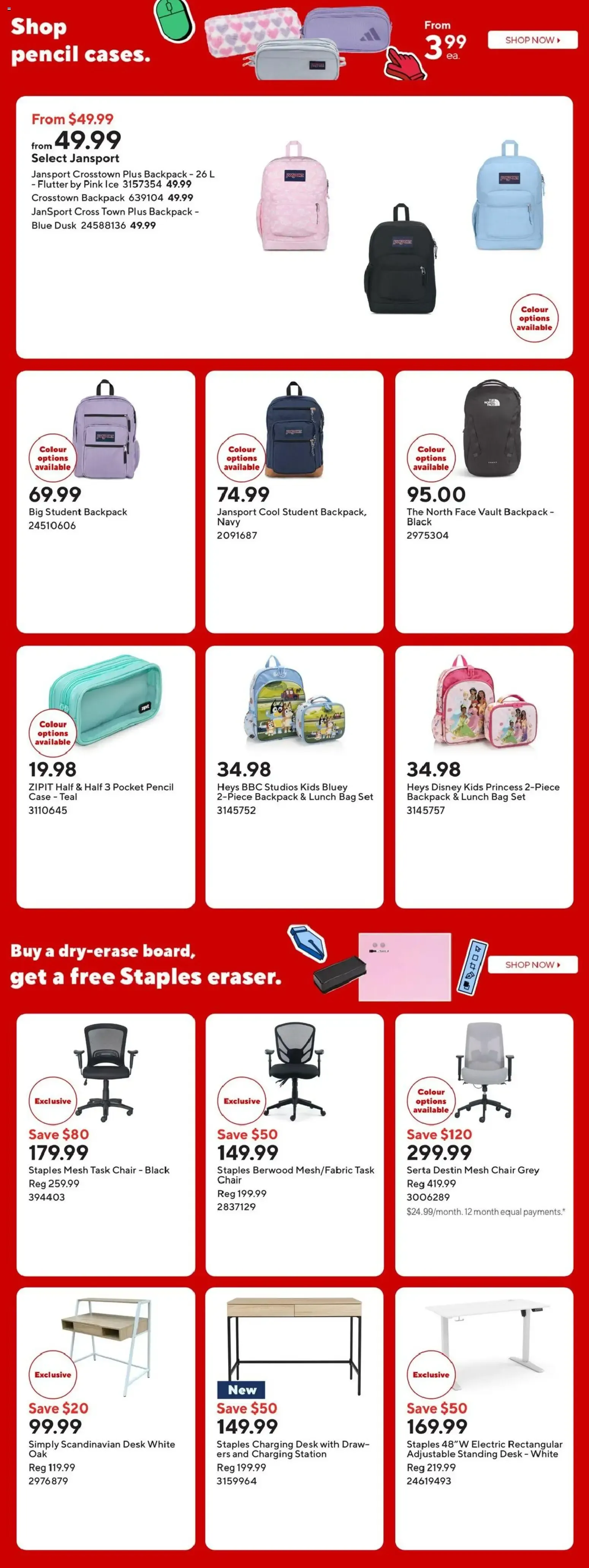 Staples Back to School Flyer from July 27 to July 30 2026 - flyer page 16
