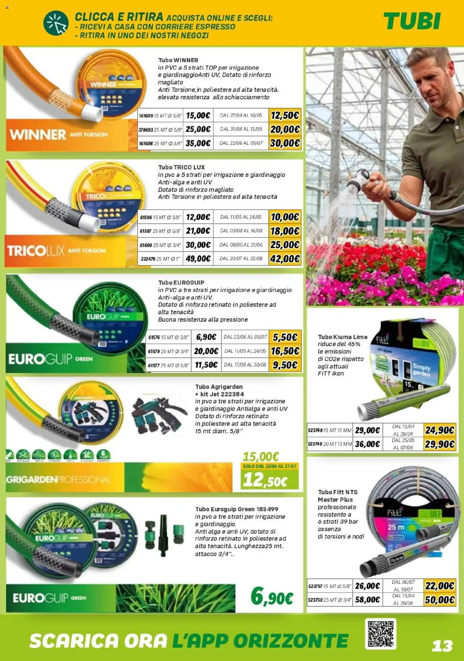 Orizzonte Catalogo Giardinaggio 2026 da 10 aprile a 11 ottobre di 2026 - Pagina del volantino 13