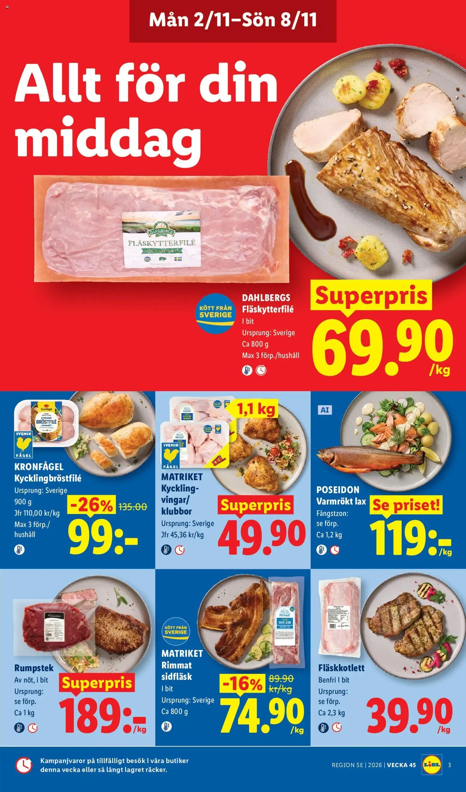 Lidl - erbjudanden från 02/11/2026 - 08/11/2026 > Reklamblad nuvarande rabatter från 2 november till 8 november 2026 - Reklamblad sidor 3